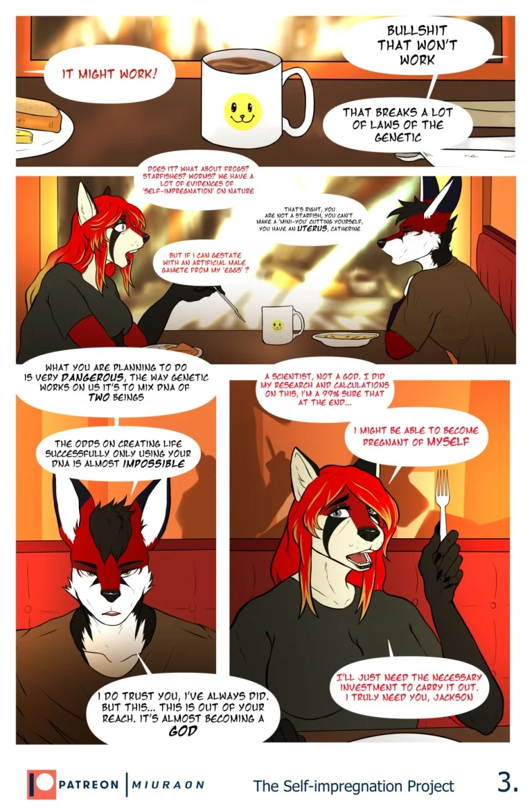 The Self-Impregnation Project porn comic picture 3