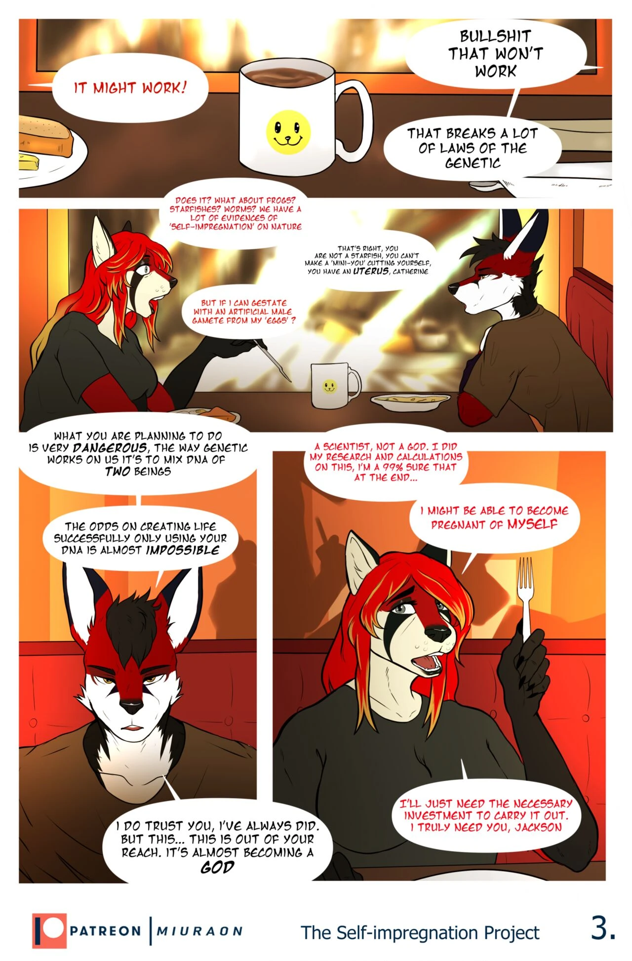 The Self-Impregnation Project porn comic picture 3