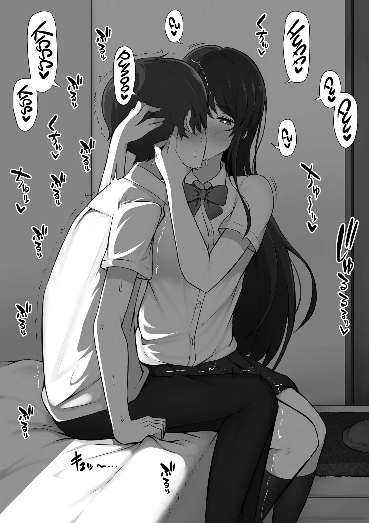 The Senpai That I Yearn For Brought Me To Her House After School porn comic picture 19
