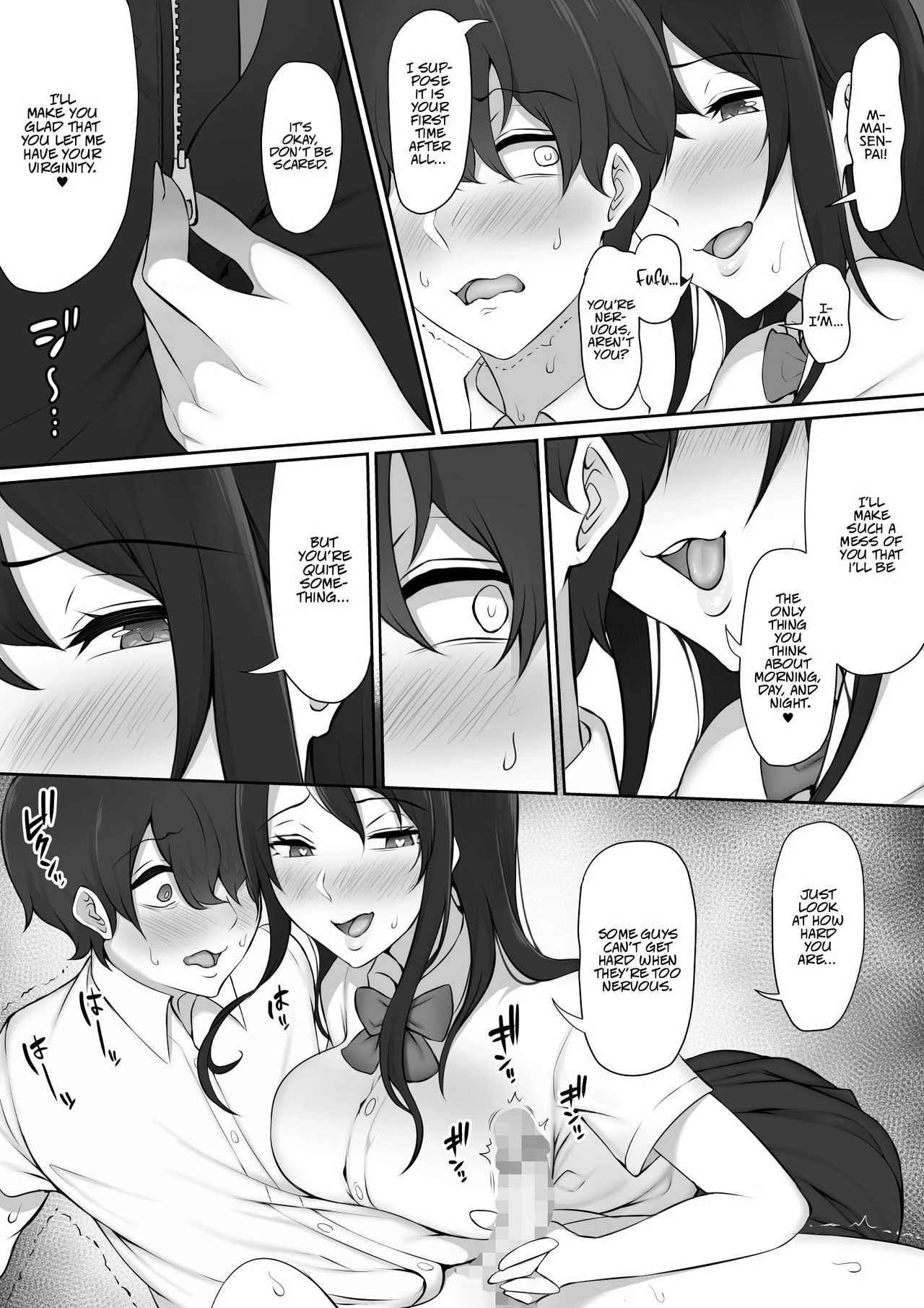 The Senpai That I Yearn For Brought Me To Her House After School porn comic picture 22