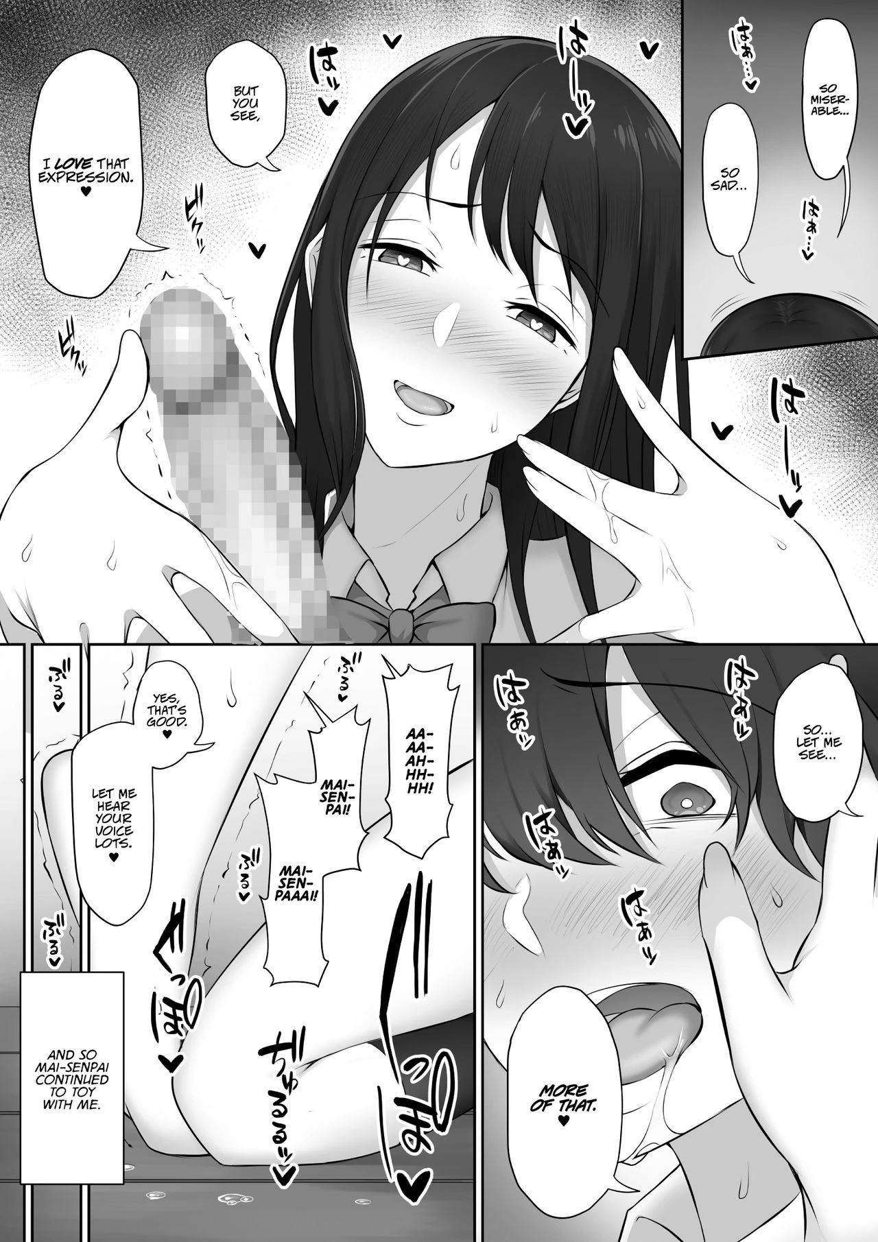 The Senpai That I Yearn For Brought Me To Her House After School porn comic picture 32