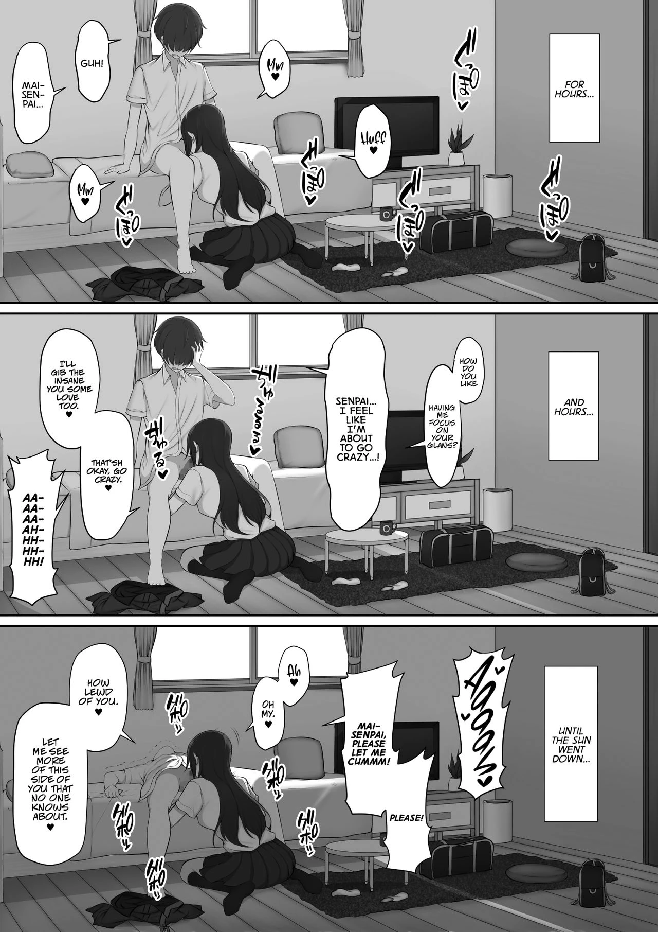 The Senpai That I Yearn For Brought Me To Her House After School porn comic picture 34