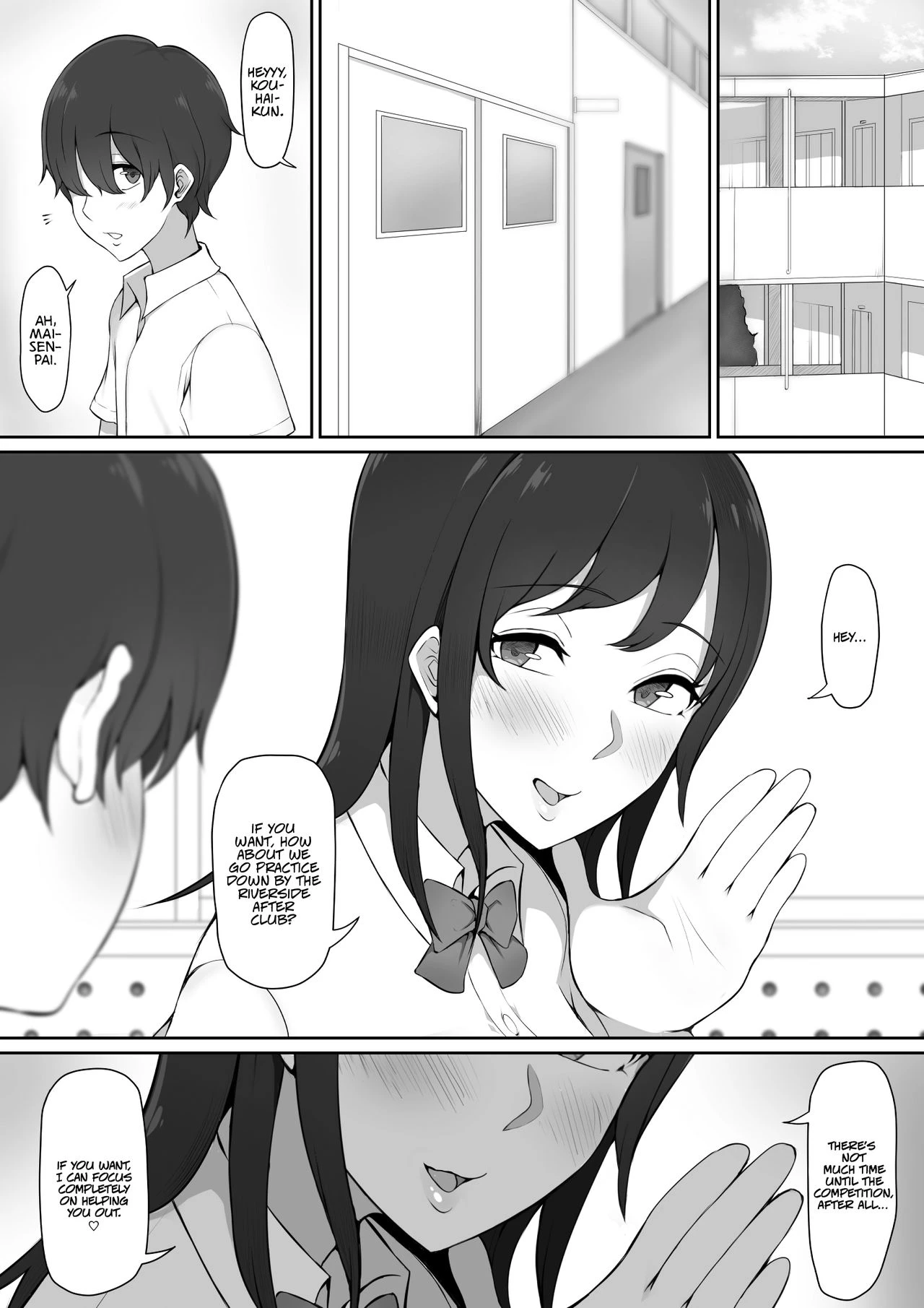 The Senpai That I Yearn For Brought Me To Her House After School porn comic picture 5