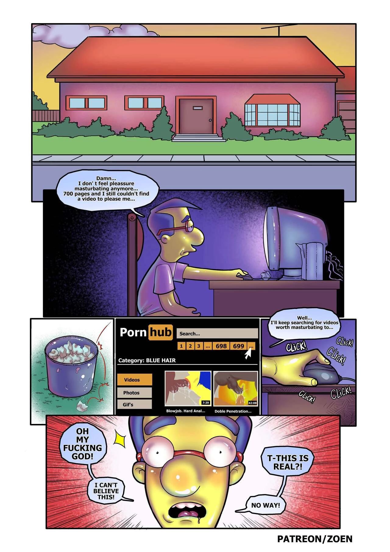 The Simpson. My Best Friend's Mom porn comic picture 2