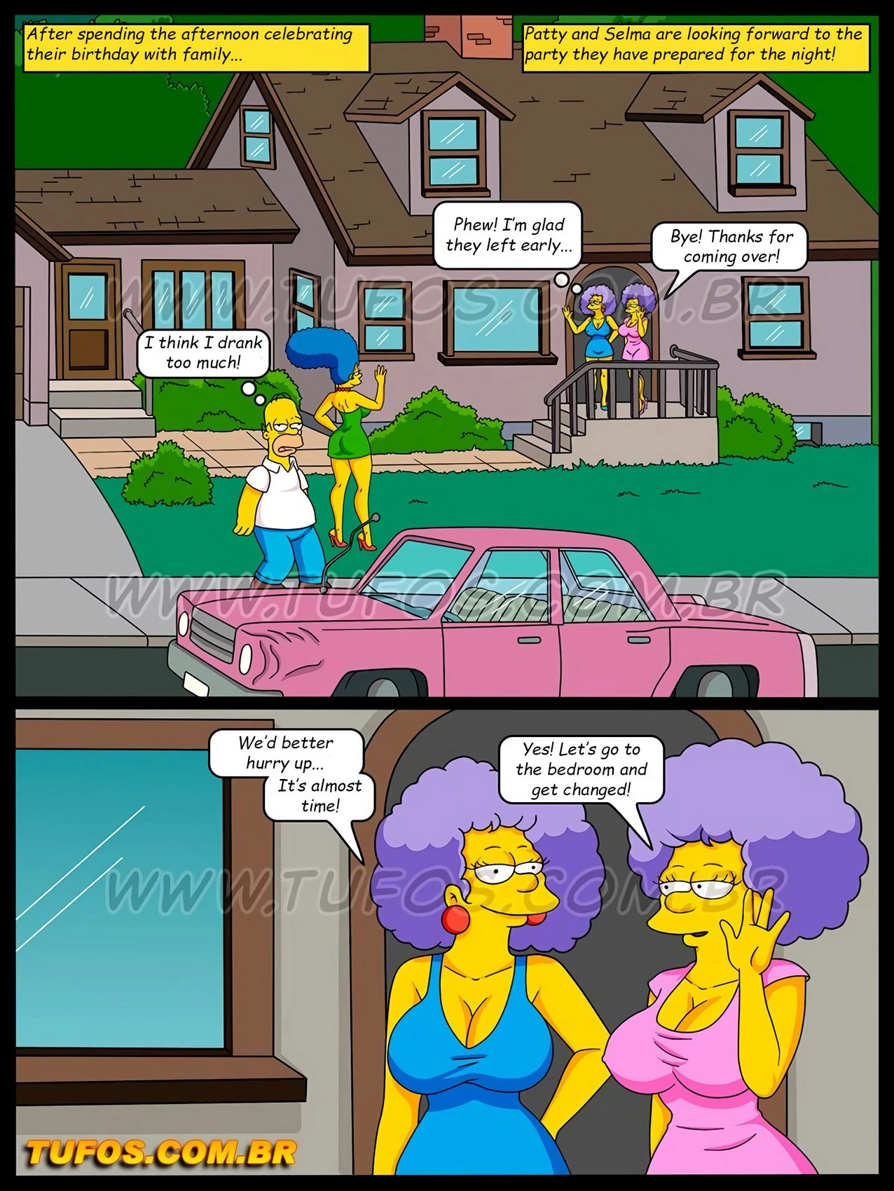 The Simpsons 22 - The Birthday Bash porn comic picture 2