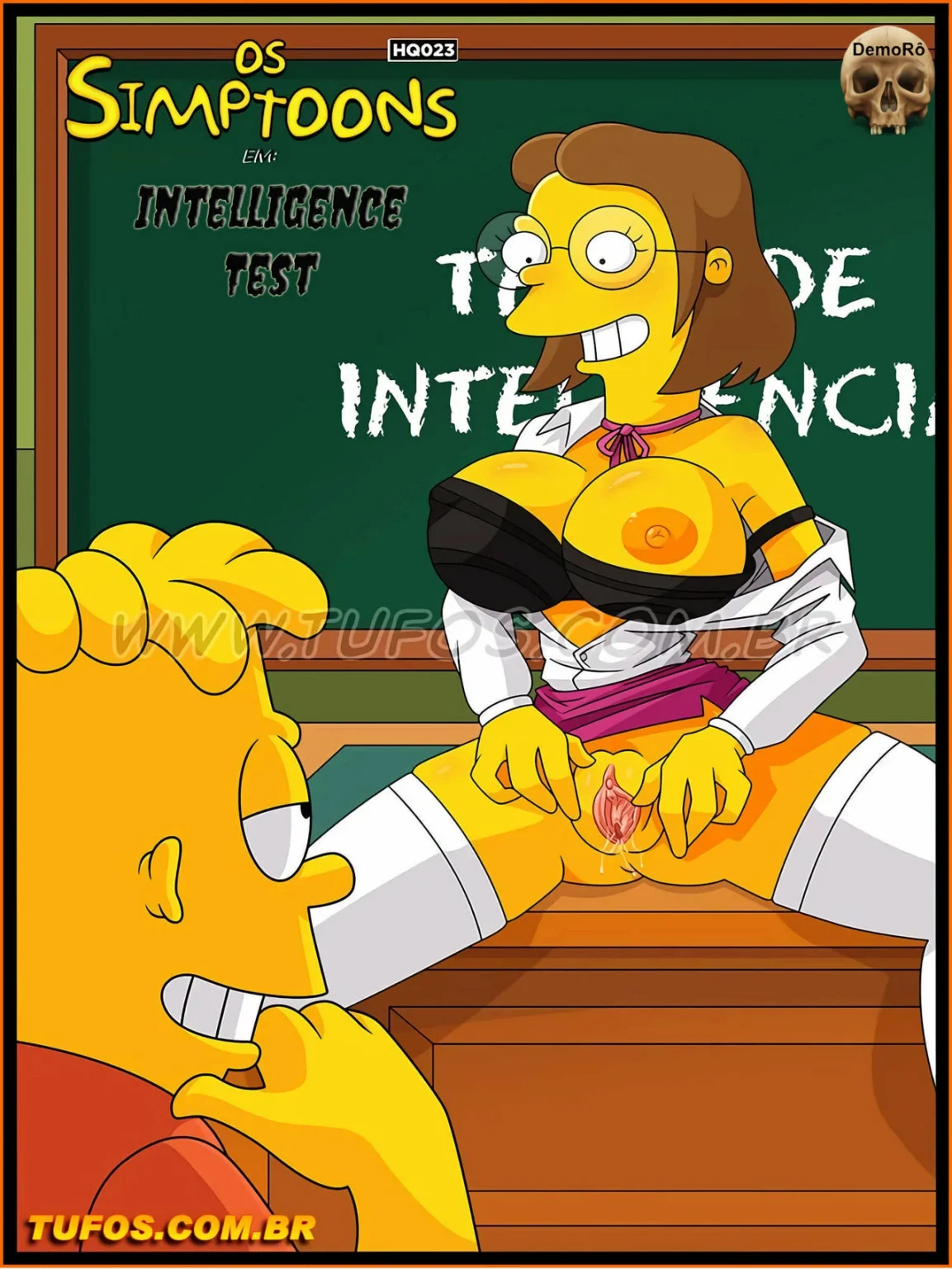 The Simpsons 23- Intelligence Test porn comic picture 1