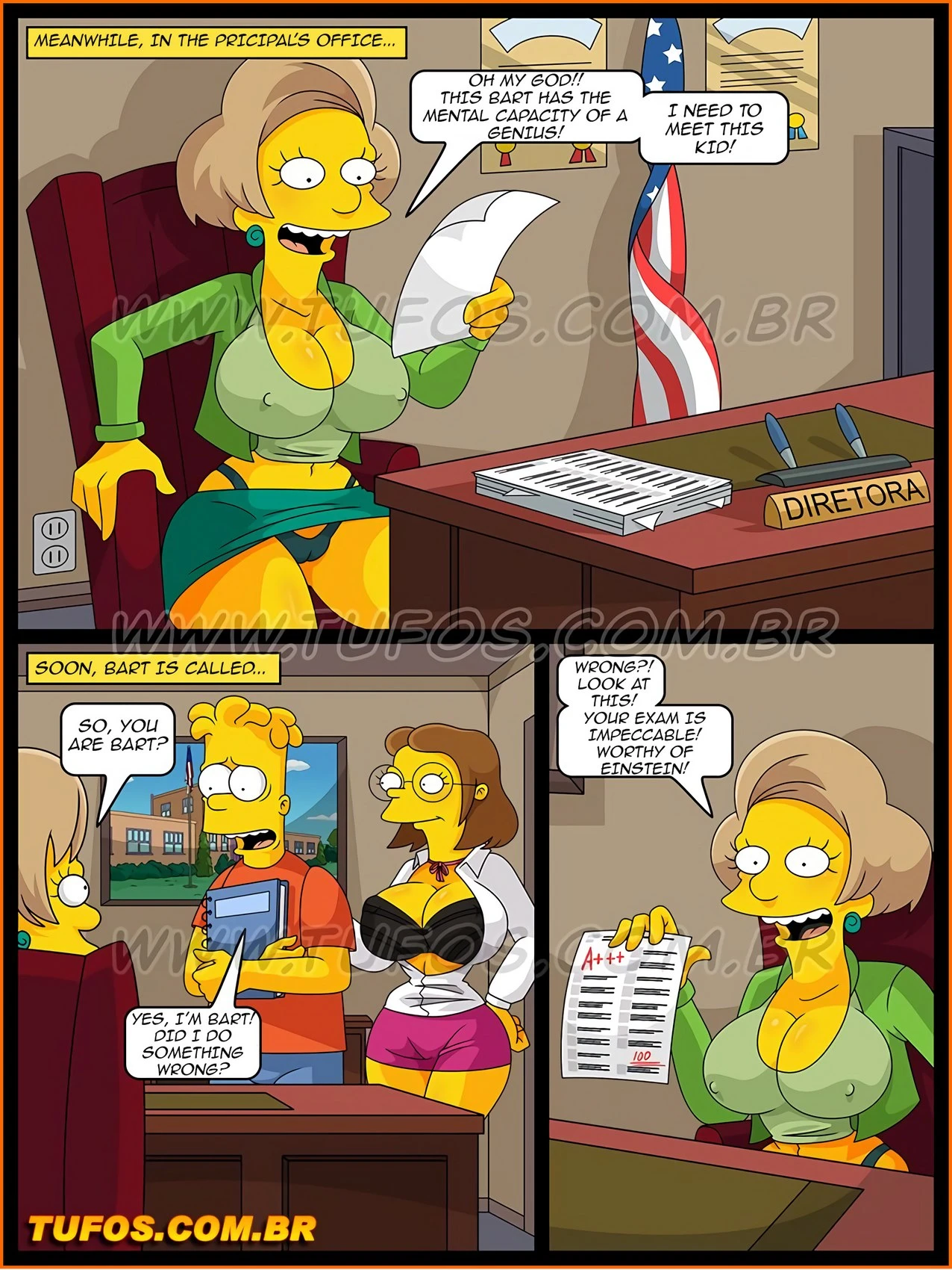 The Simpsons 23- Intelligence Test porn comic picture 4