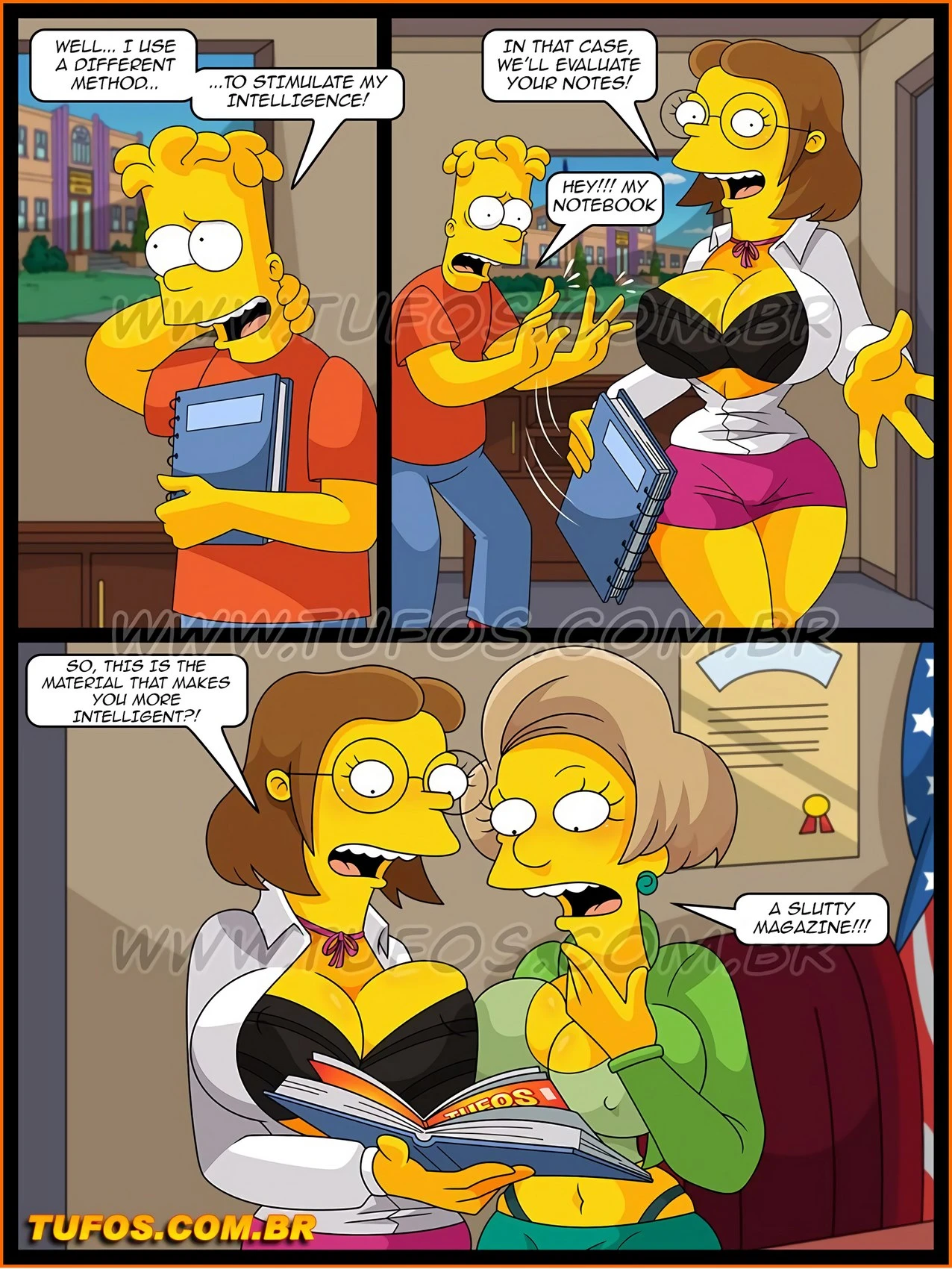 The Simpsons 23- Intelligence Test porn comic picture 5