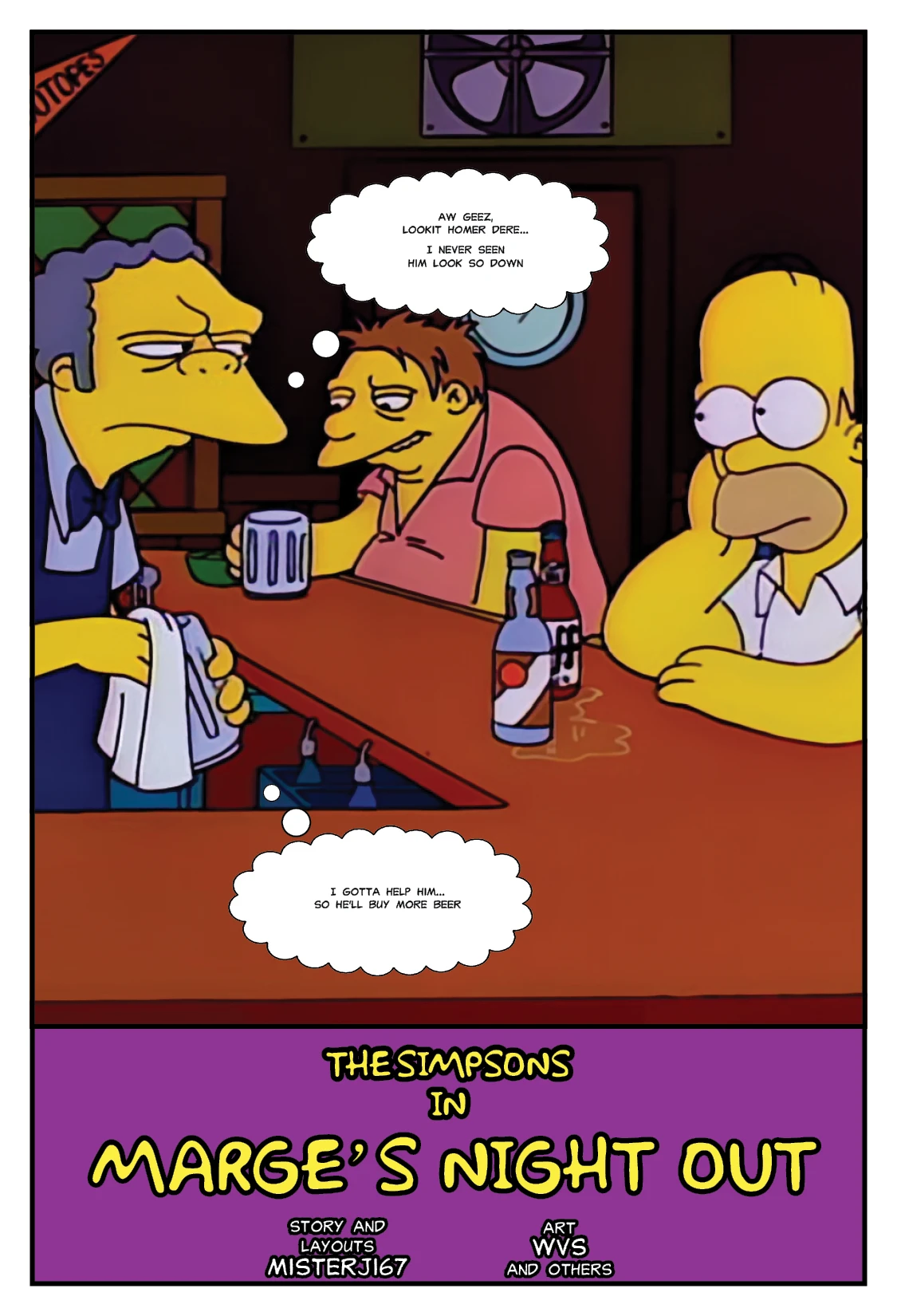 The Simpsons: Marge's Night Out porn comic picture 1