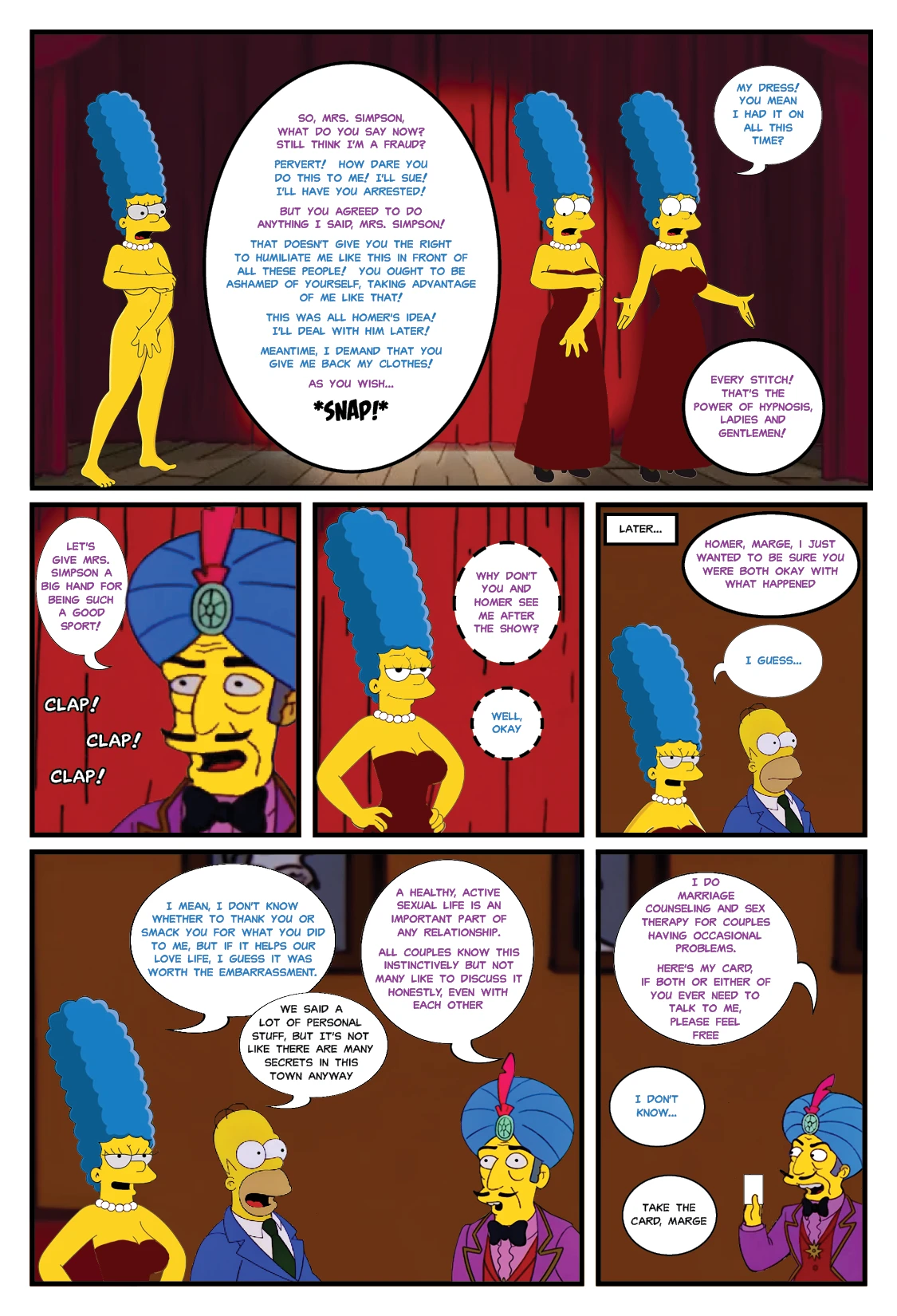 The Simpsons: Marge's Night Out porn comic picture 11