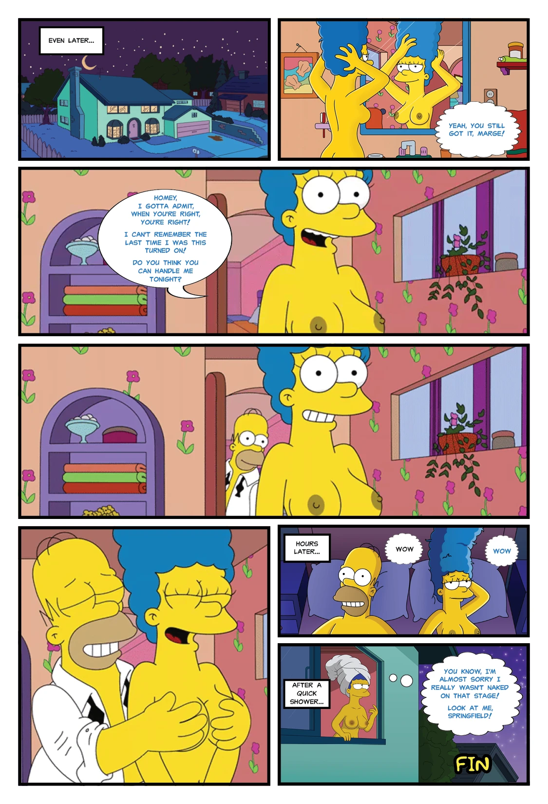 The Simpsons: Marge's Night Out porn comic picture 12