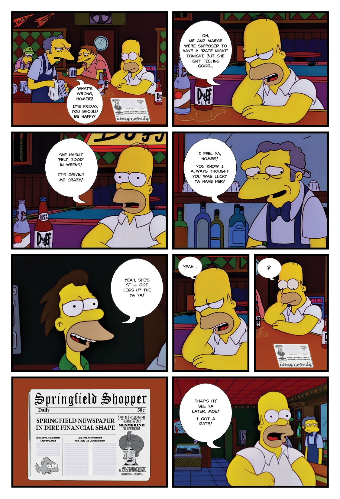 The Simpsons: Marge's Night Out porn comic picture 2