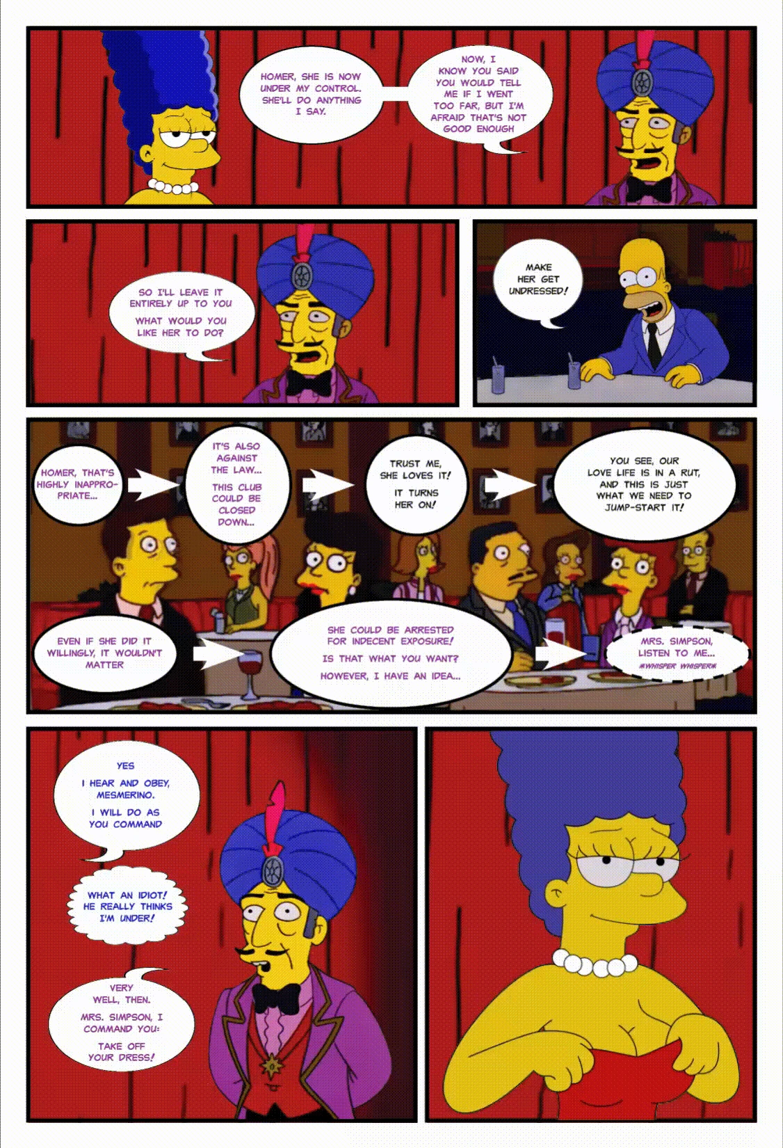 The Simpsons: Marge's Night Out porn comic picture 7