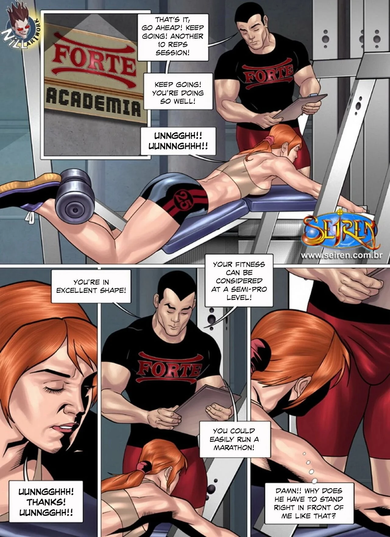 The Sportswoman 3 porn comic picture 6