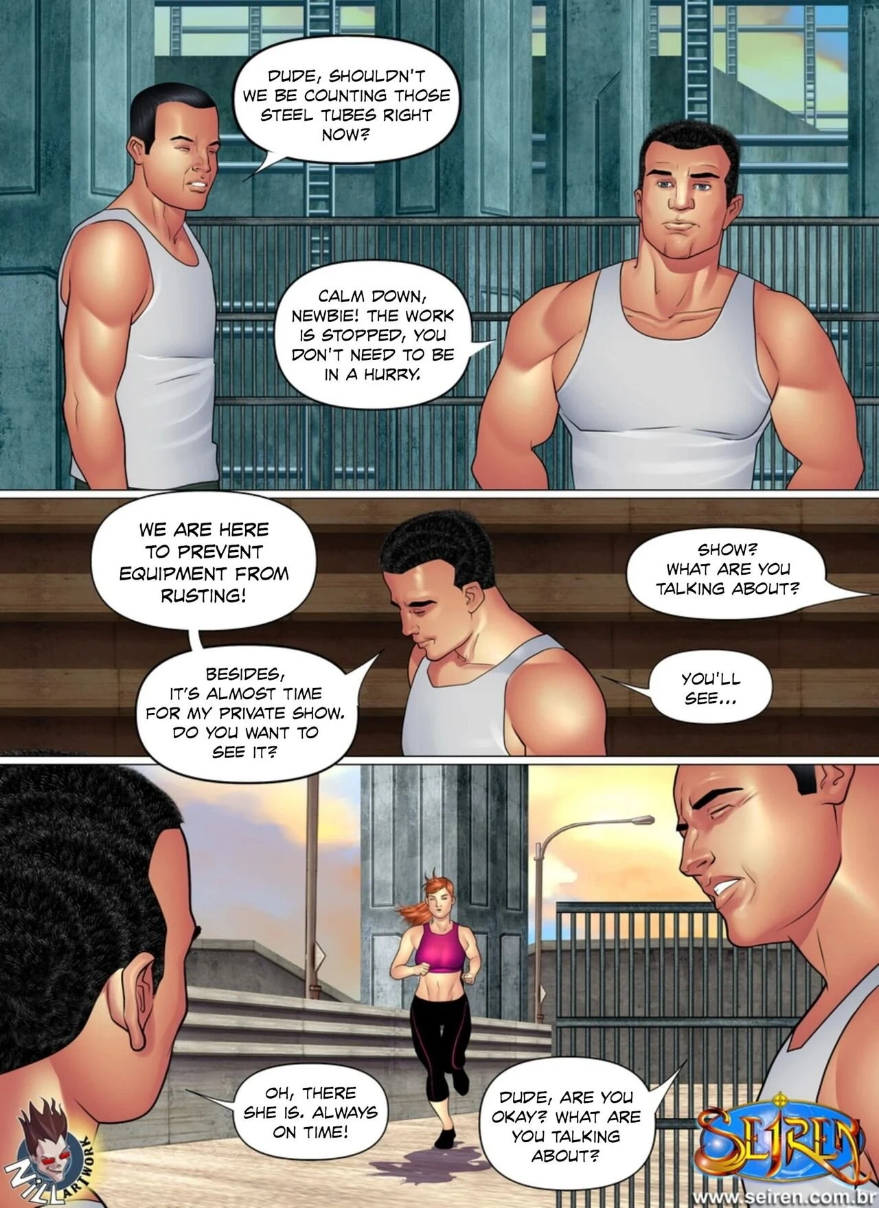 The Sportswoman porn comic picture 2