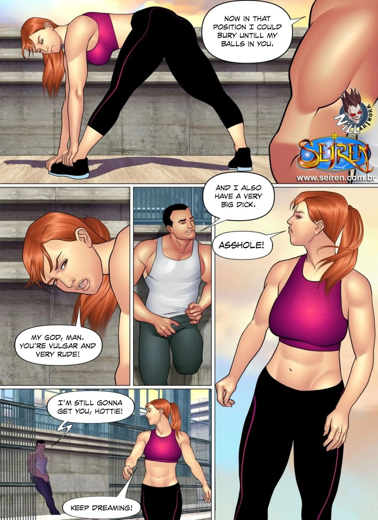 The Sportswoman porn comic picture 5
