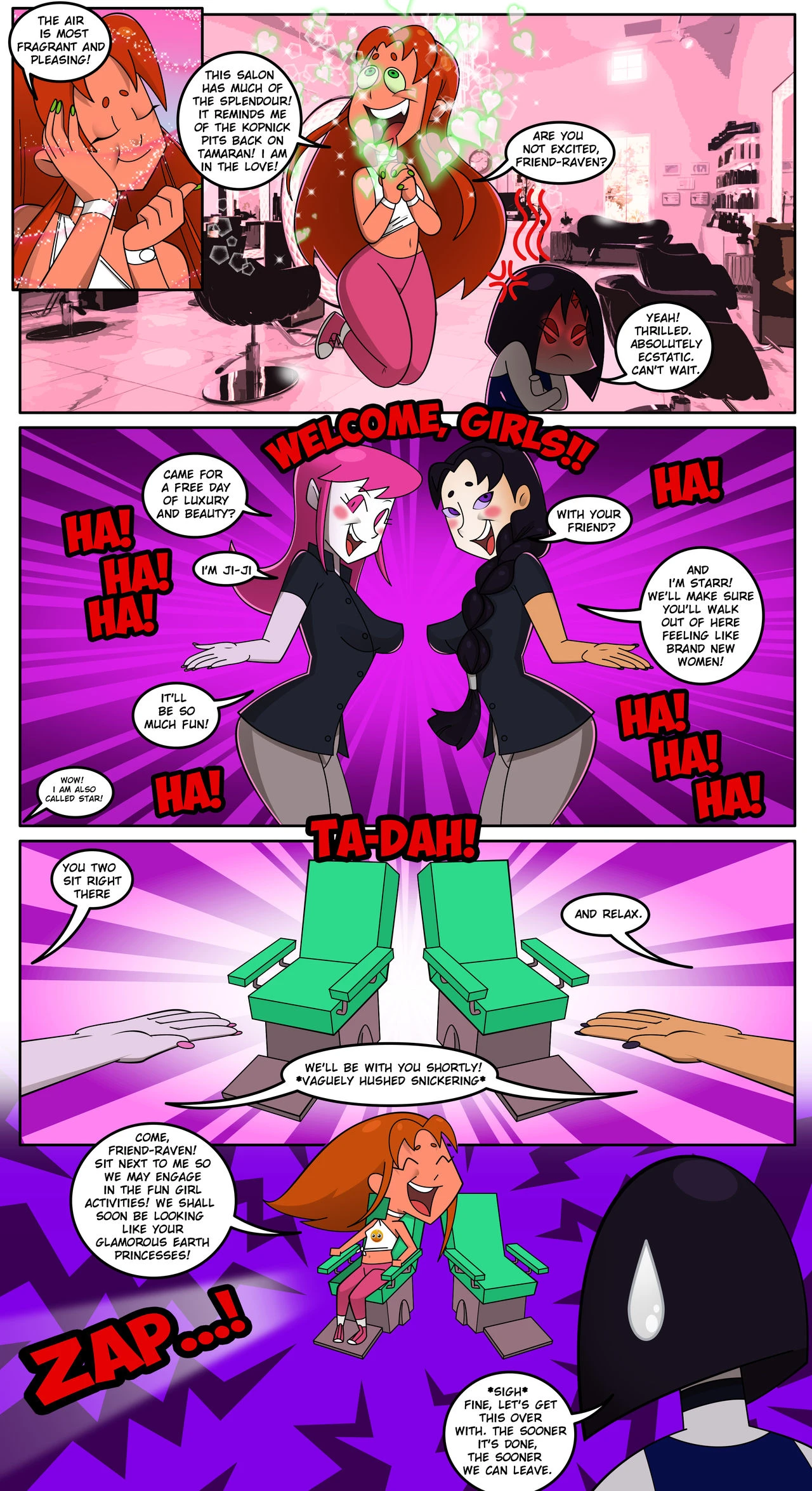 The Stepford Titans porn comic picture 3