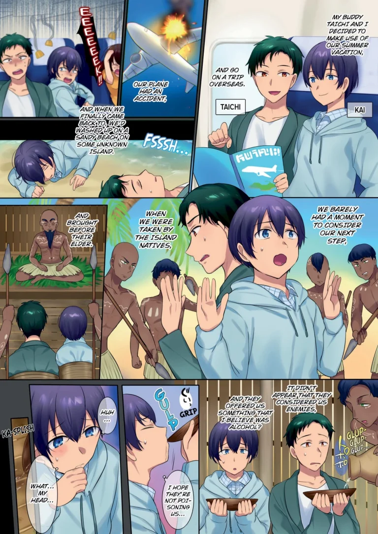 The Story of How Became a Member♀ of a Tribe on an Unexplored Island and Became a Best Friend's Wife porn comic picture 2