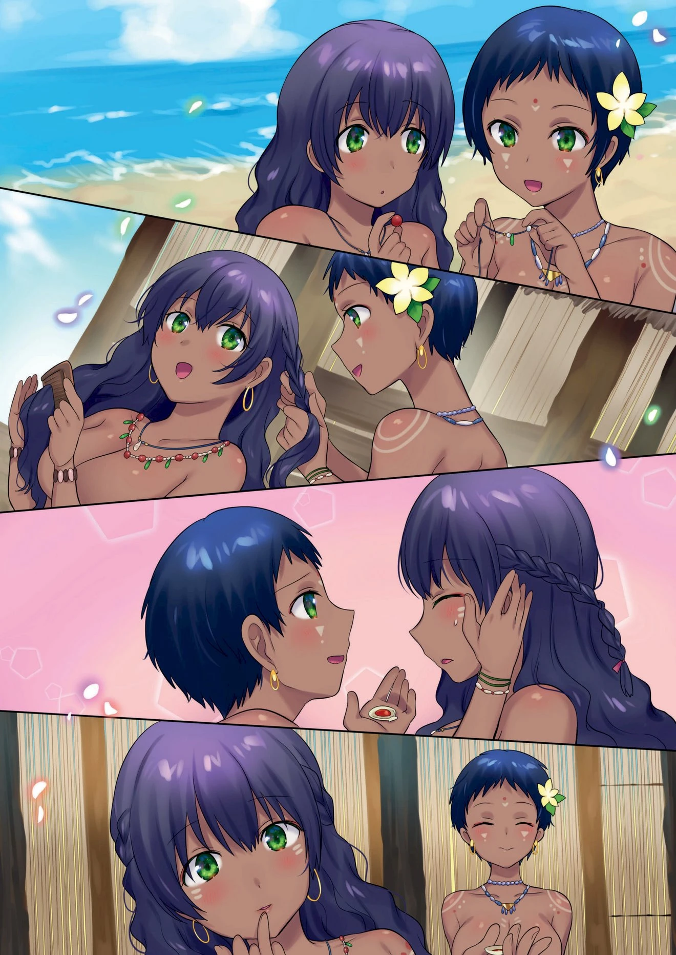 The Story of How Became a Member♀ of a Tribe on an Unexplored Island and Became a Best Friend's Wife porn comic picture 25