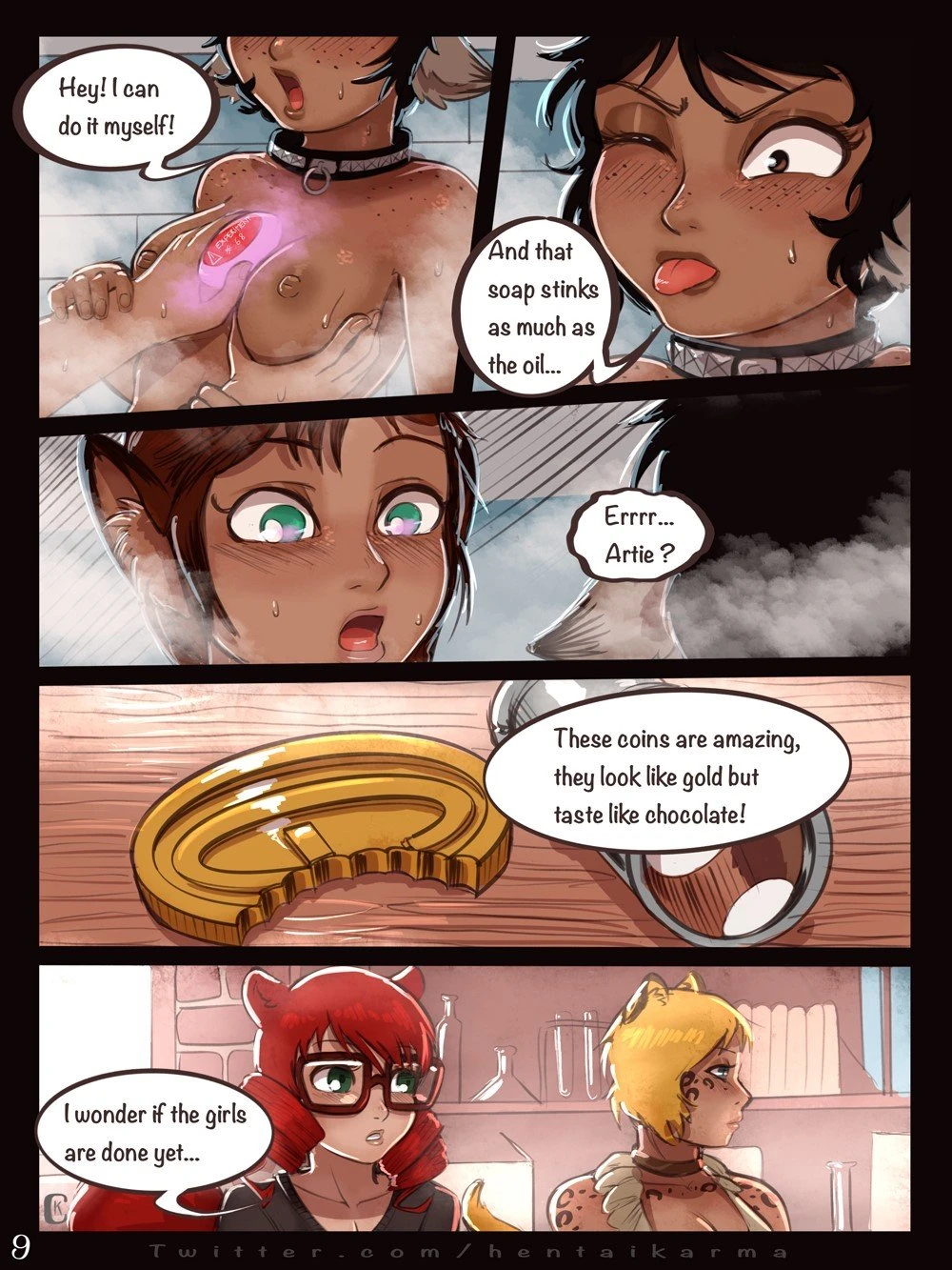 The swindler's tale part 3: Of Oil Slicks and Soap Suds porn comic picture 10