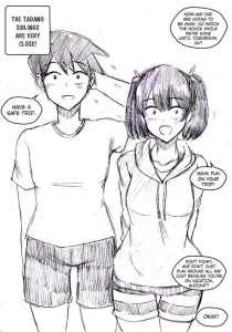 The Tadano Siblings Are Very Close! porn comic picture 1