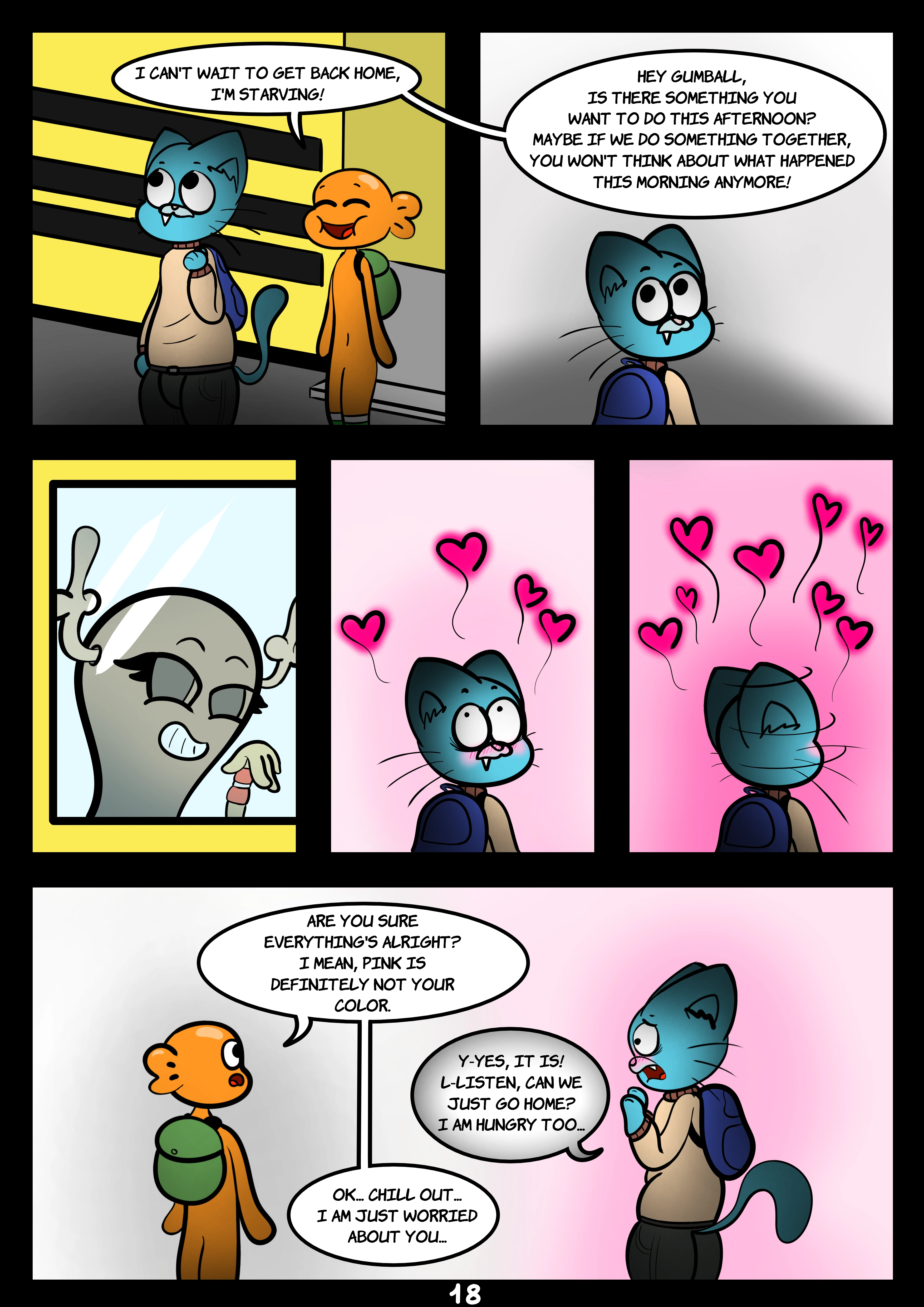 The Tainted World Of Gumball 1 porn comic picture 19