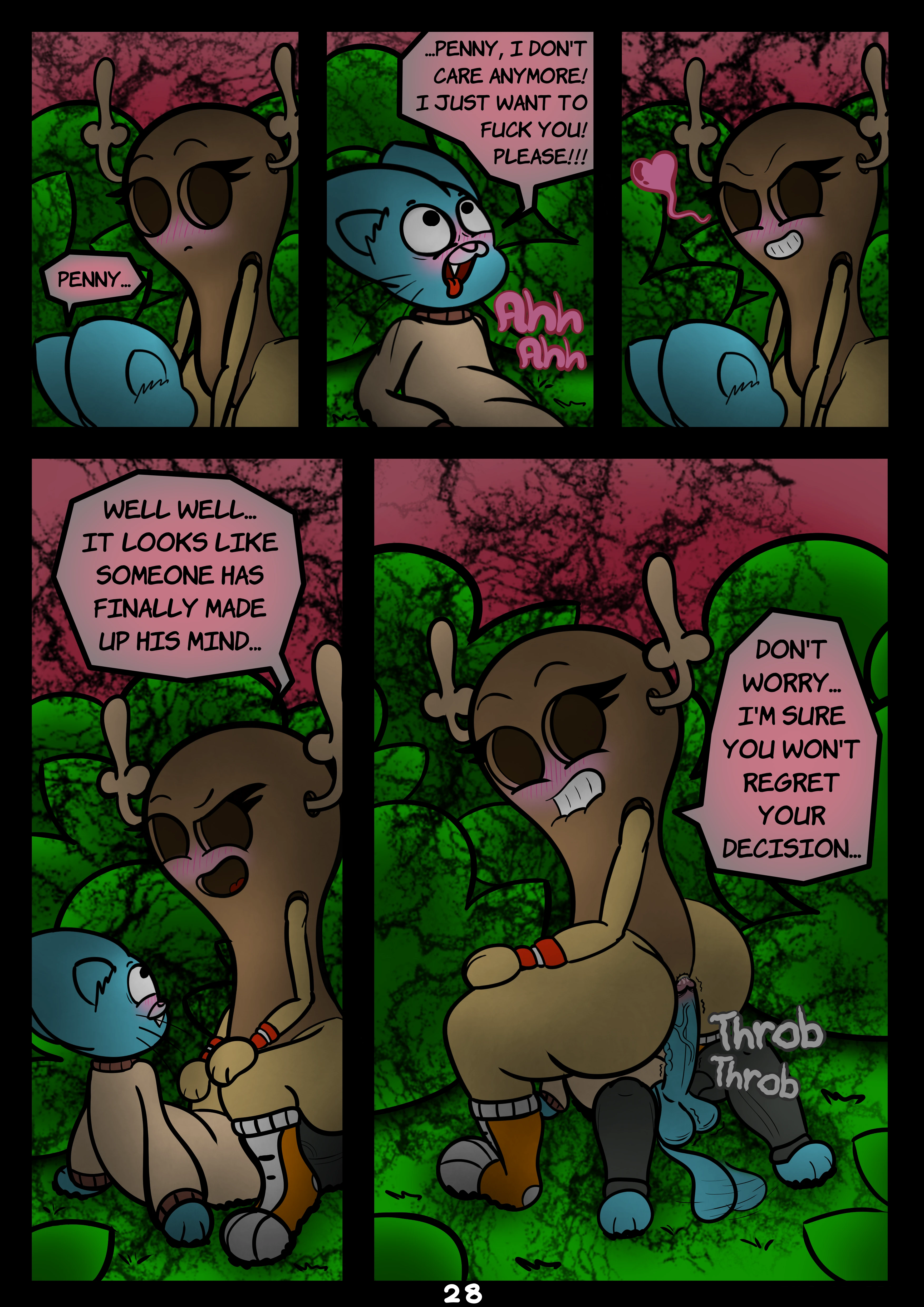 The Tainted World Of Gumball 1 porn comic picture 28