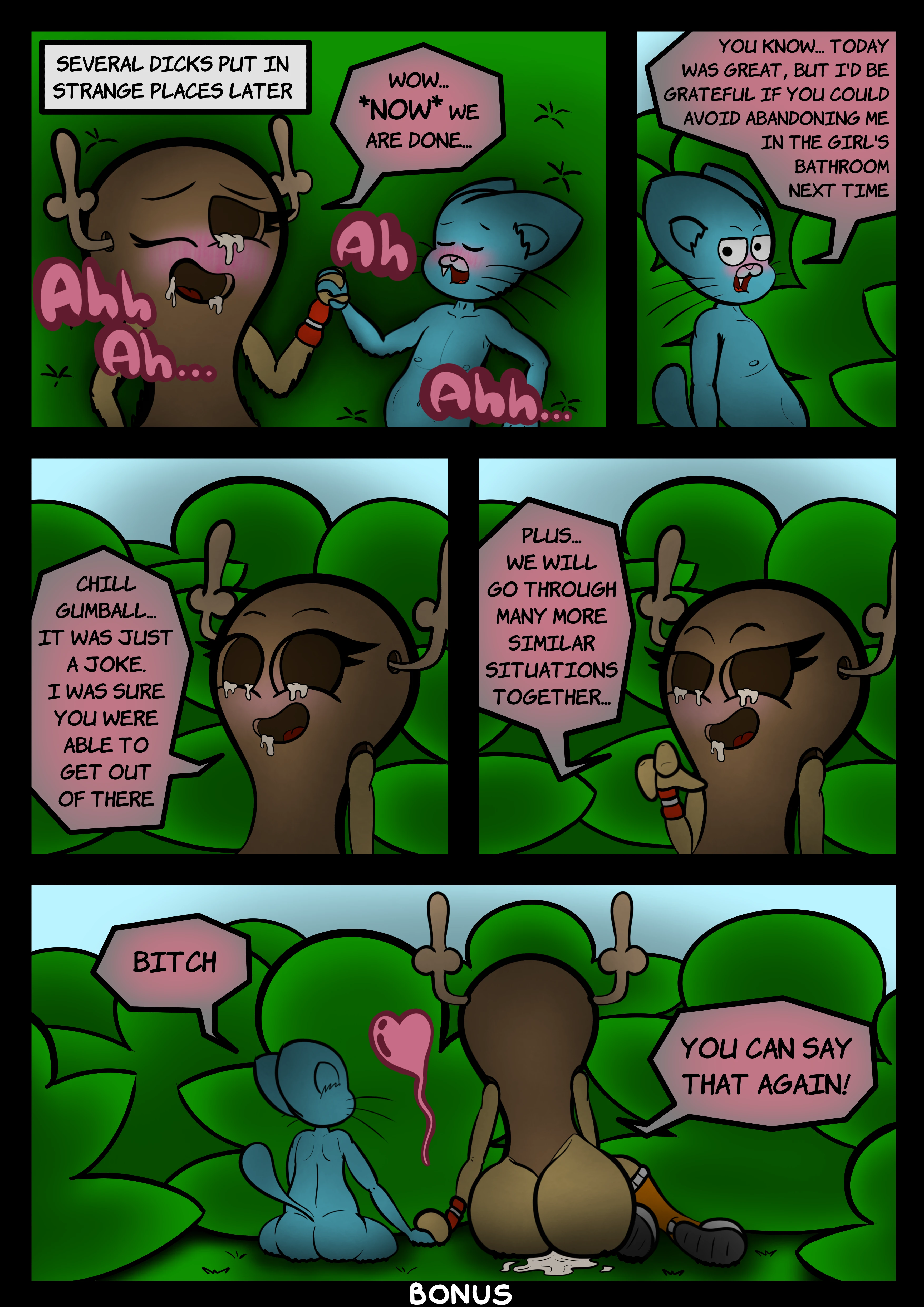 The Tainted World Of Gumball 1 porn comic picture 33