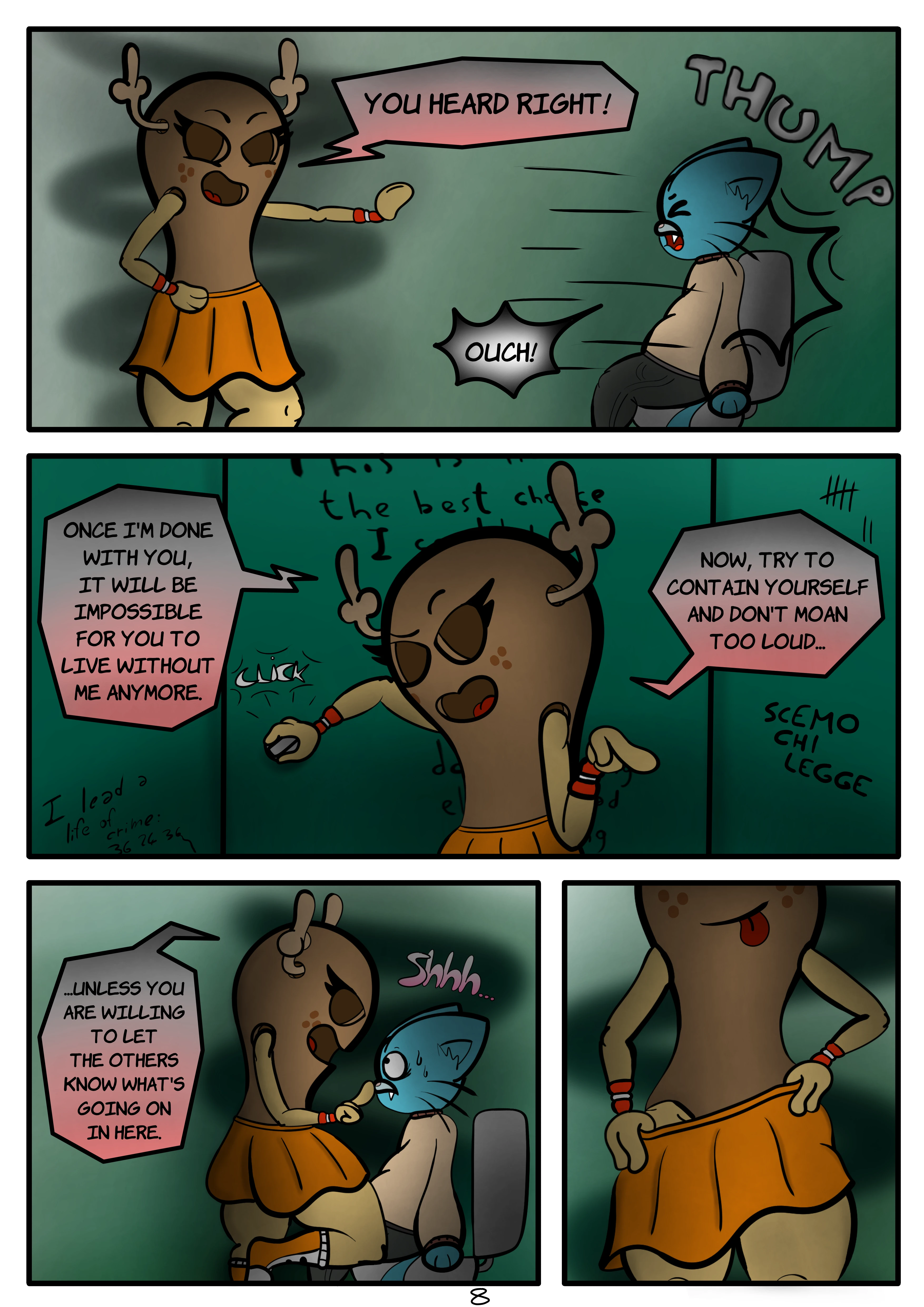 The Tainted World Of Gumball 1 porn comic picture 9