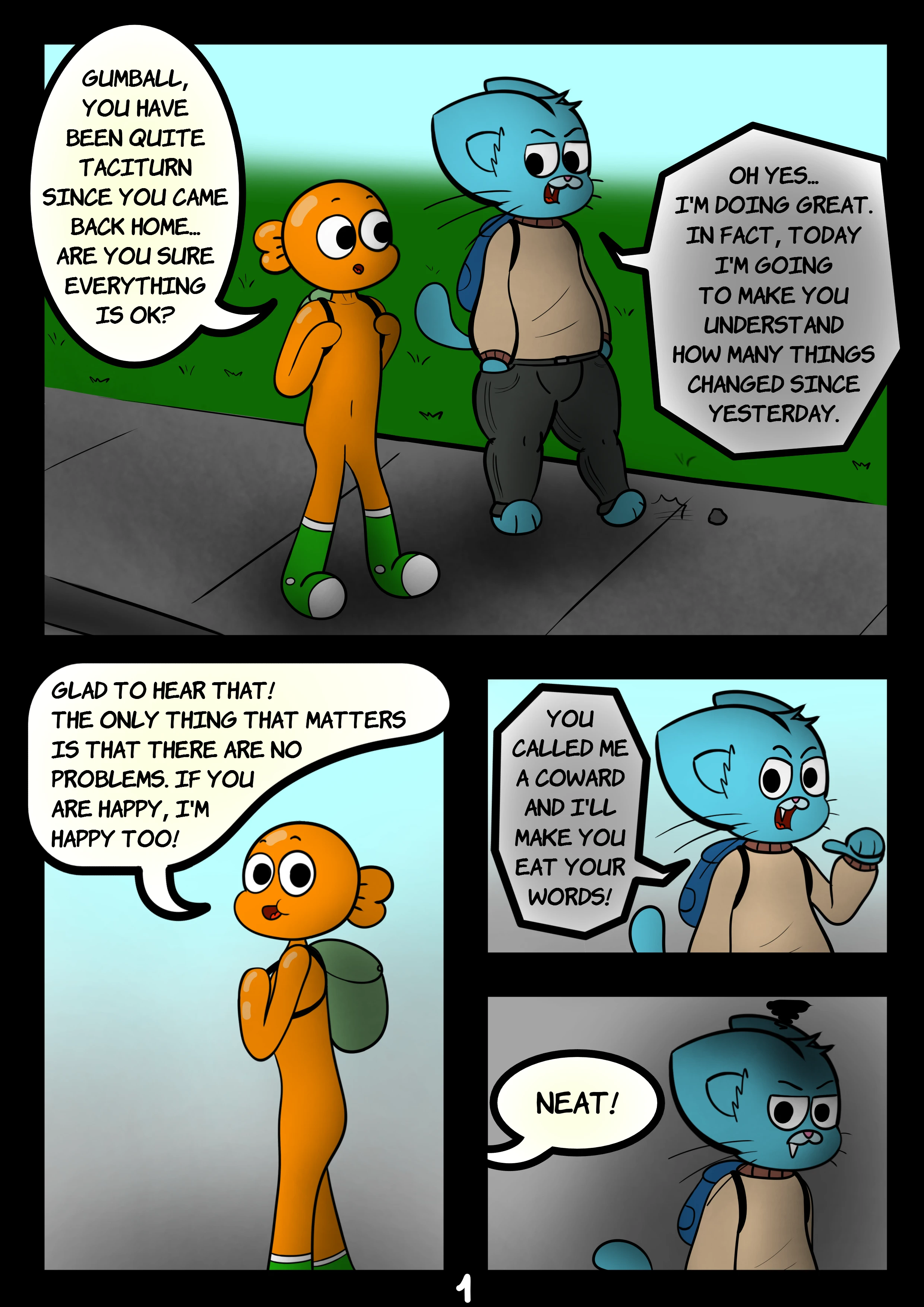The Tainted World Of Gumball 2 porn comic picture 2