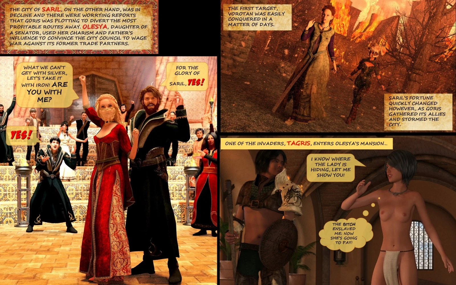 The Tale of the Slavers Prey porn comic picture 3