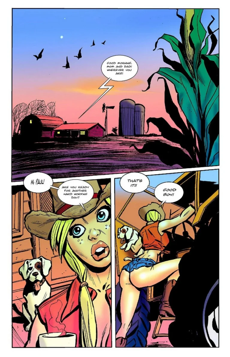 The tall girl in a small town porn comic picture 3
