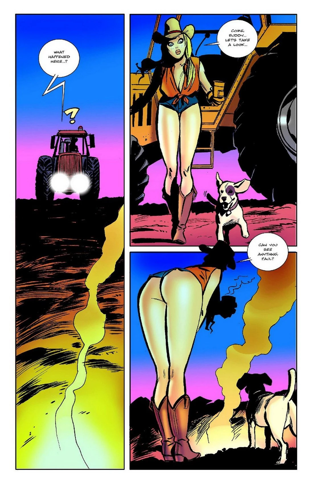 The tall girl in a small town porn comic picture 6