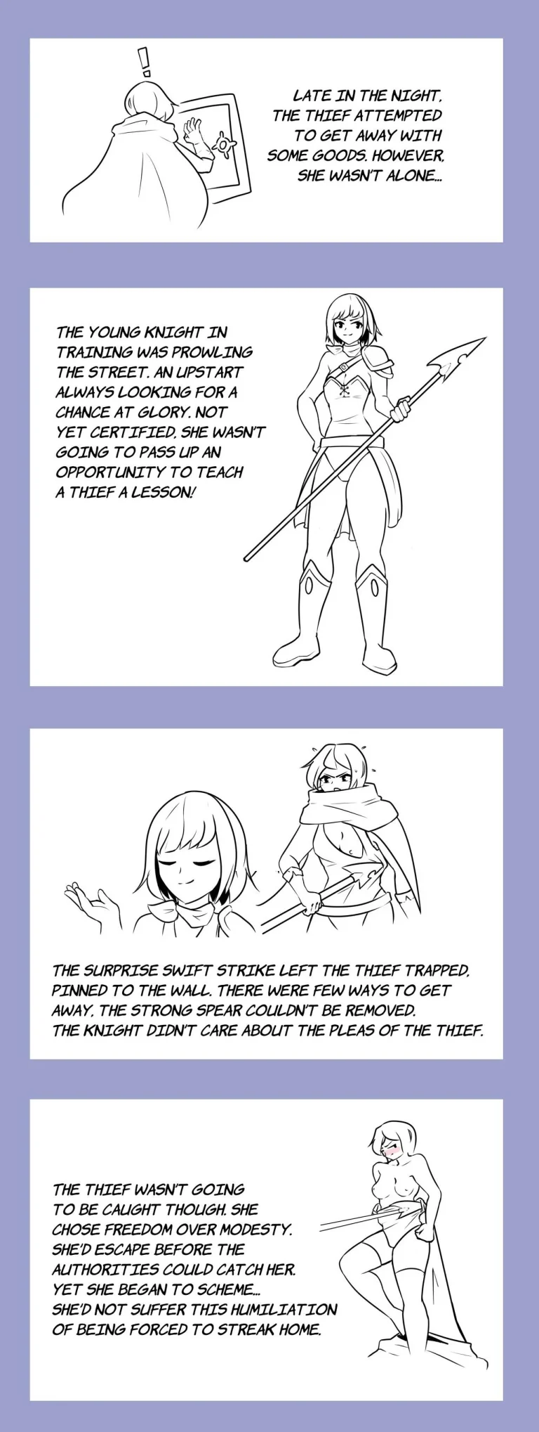 The Thief and the Knight porn comic picture 1