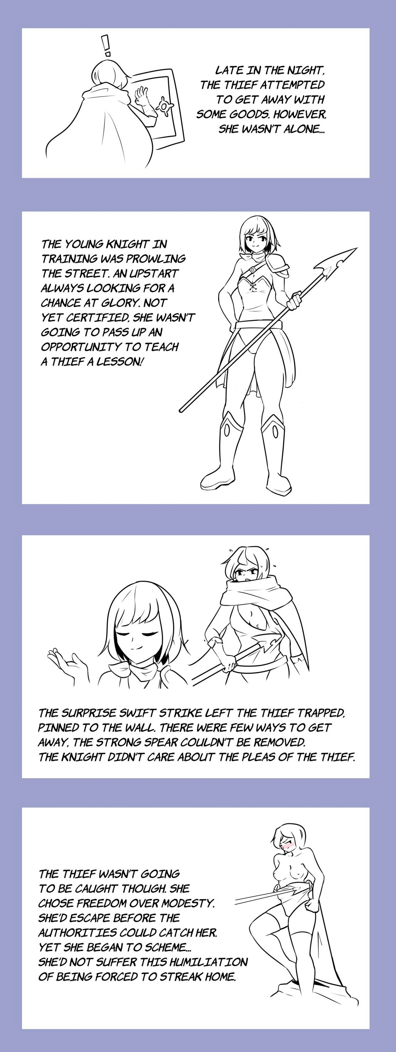 The Thief and the Knight porn comic picture 1