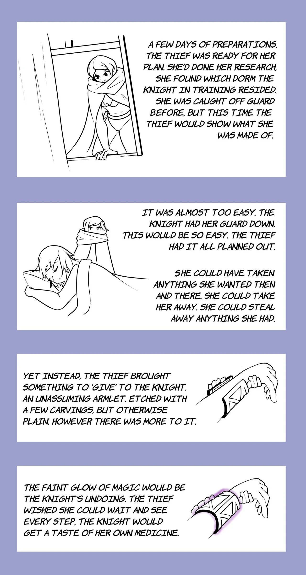 The Thief and the Knight porn comic picture 2