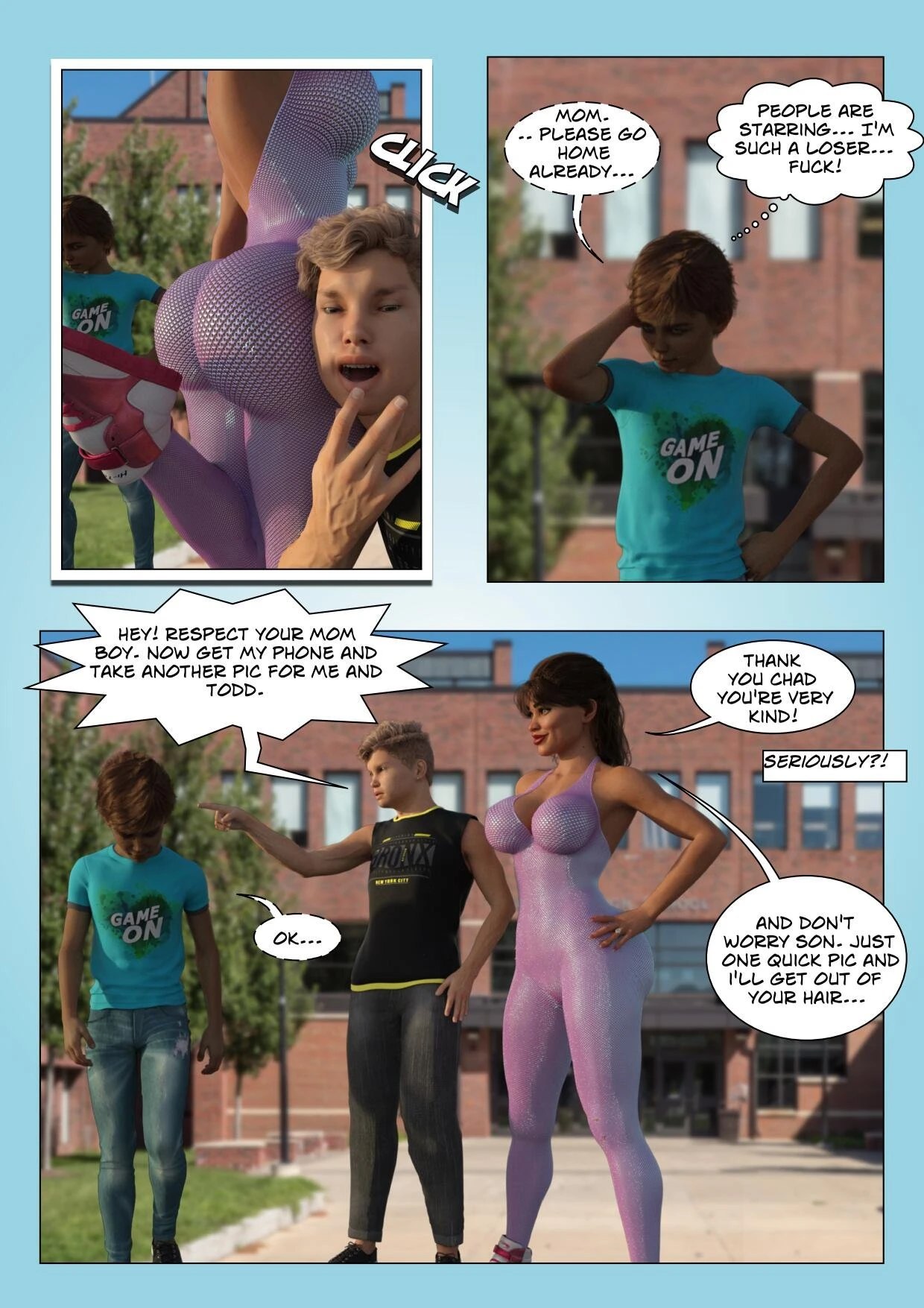 The Thot Mom Ch.1 porn comic picture 5