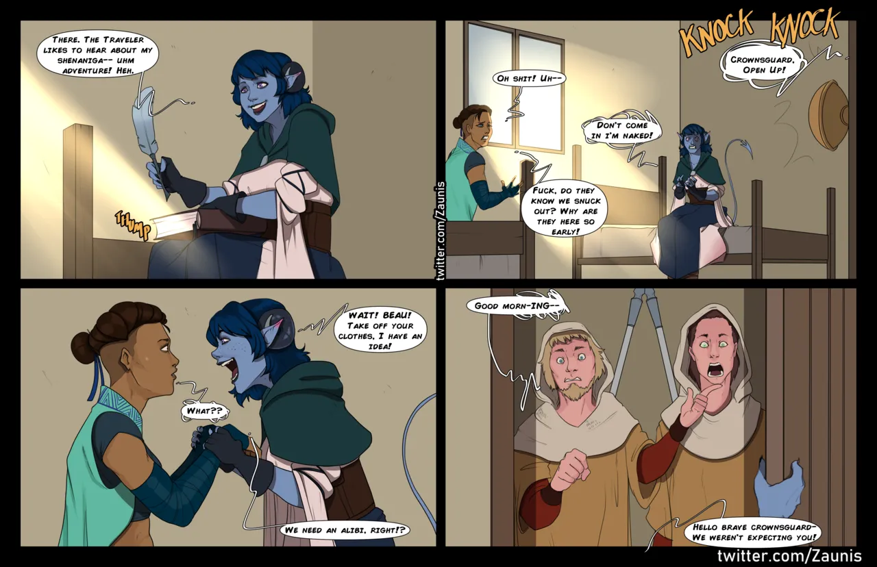 The Traveler: Jester Gets Around porn comic picture 19