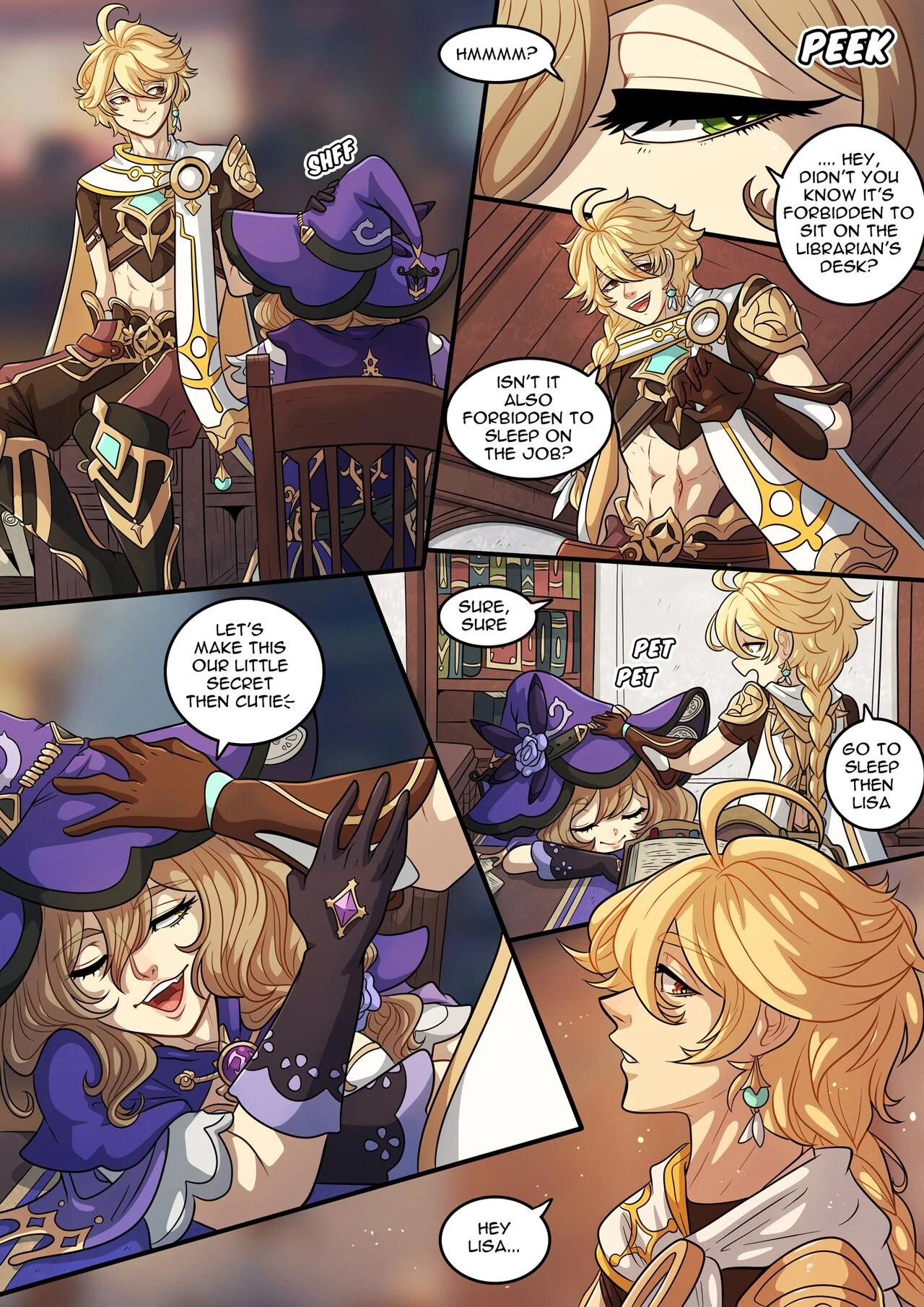 The Traveler's Guide to Teyvat's Heart-Lisa porn comic picture 6