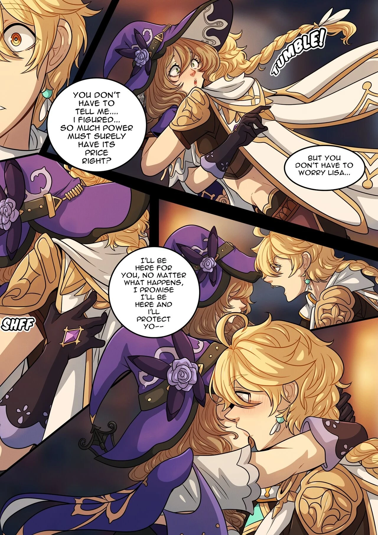 The Traveler's Guide to Teyvat's Heart-Lisa porn comic picture 8