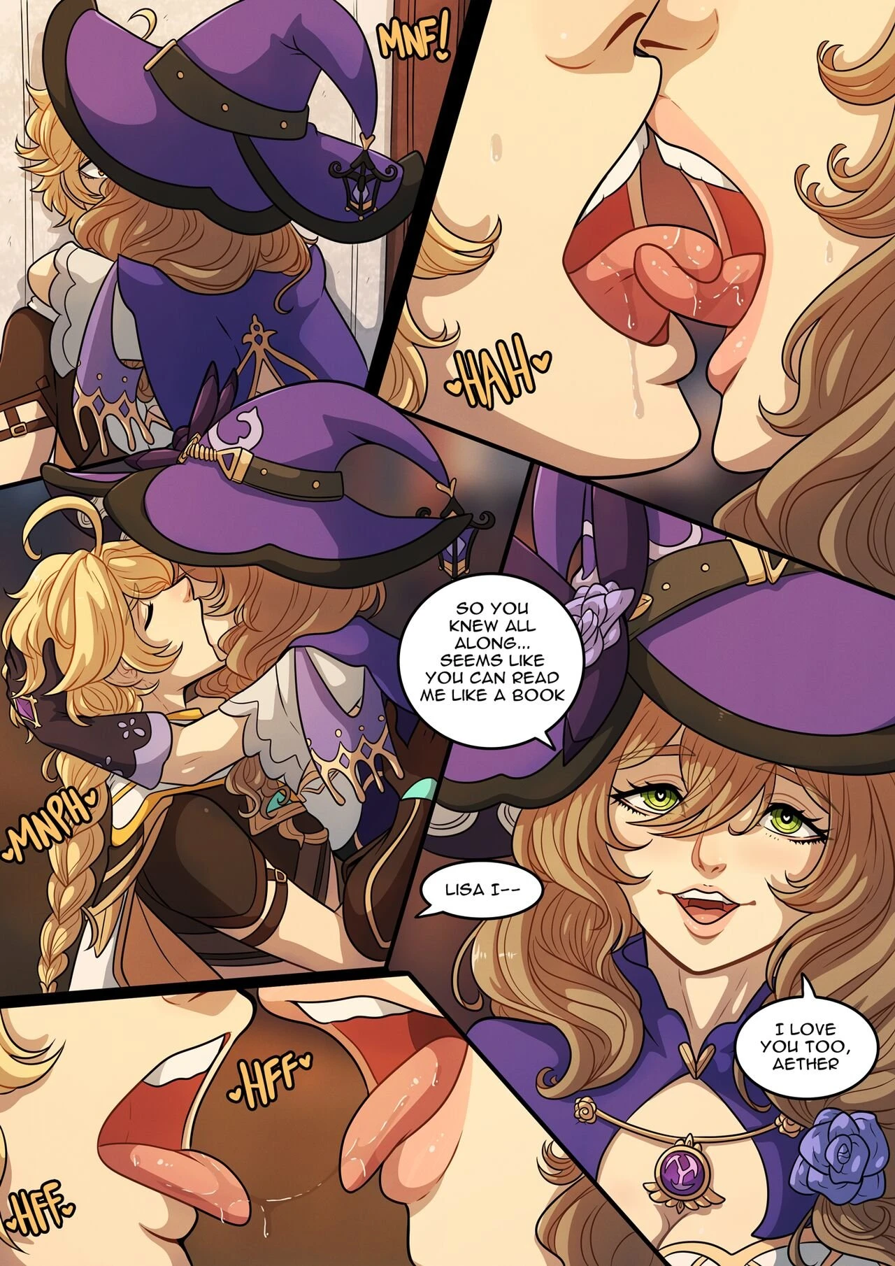 The Traveler's Guide to Teyvat's Heart-Lisa porn comic picture 9