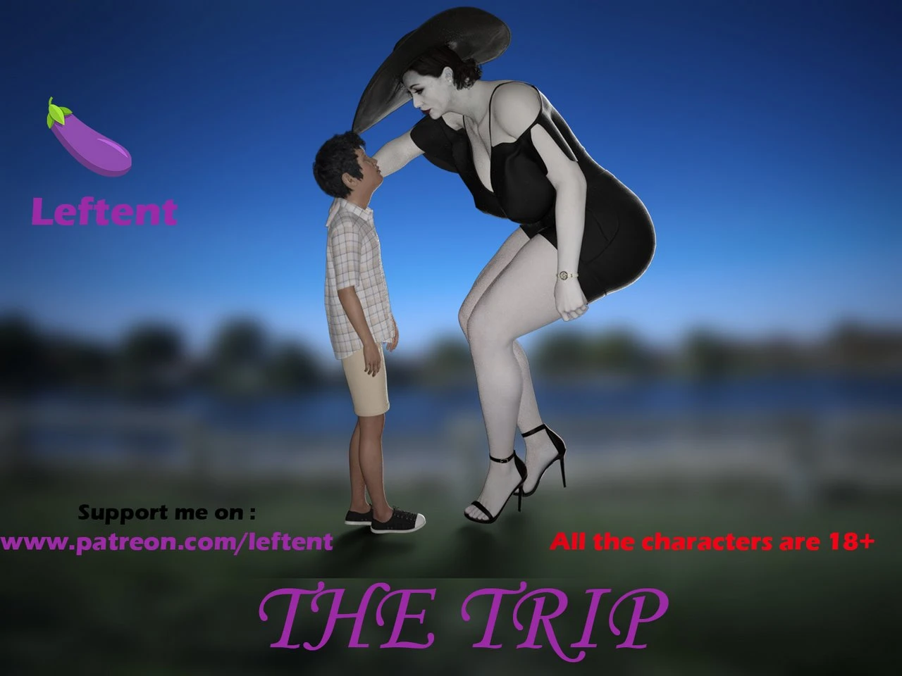 The Trip - Alcina Dimitrescu x Young man porn comic picture 1