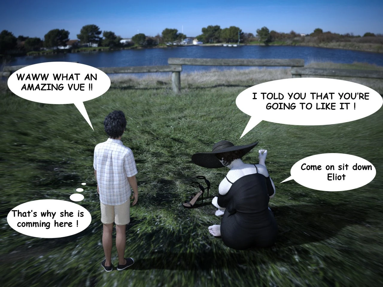 The Trip - Alcina Dimitrescu x Young man porn comic picture 11