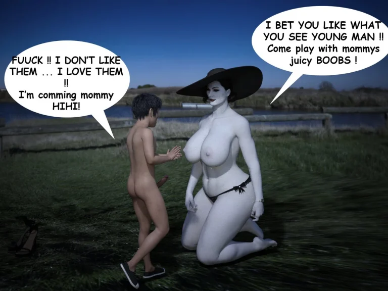 The Trip - Alcina Dimitrescu x Young man porn comic picture 23