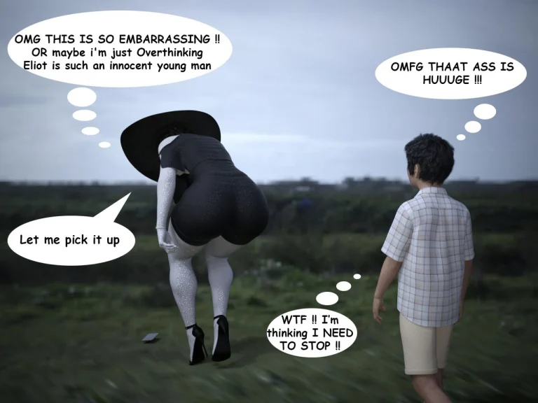 The Trip - Alcina Dimitrescu x Young man porn comic picture 7