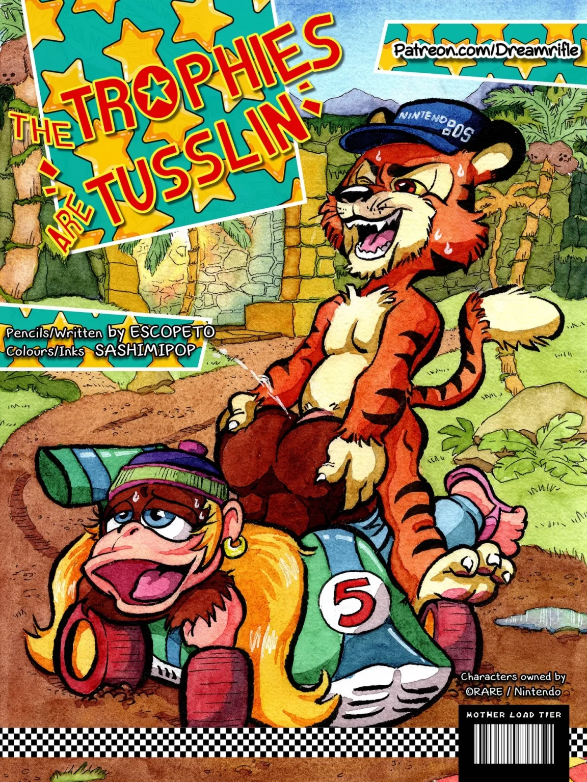 The Trophies Are Tusslin' porn comic picture 1