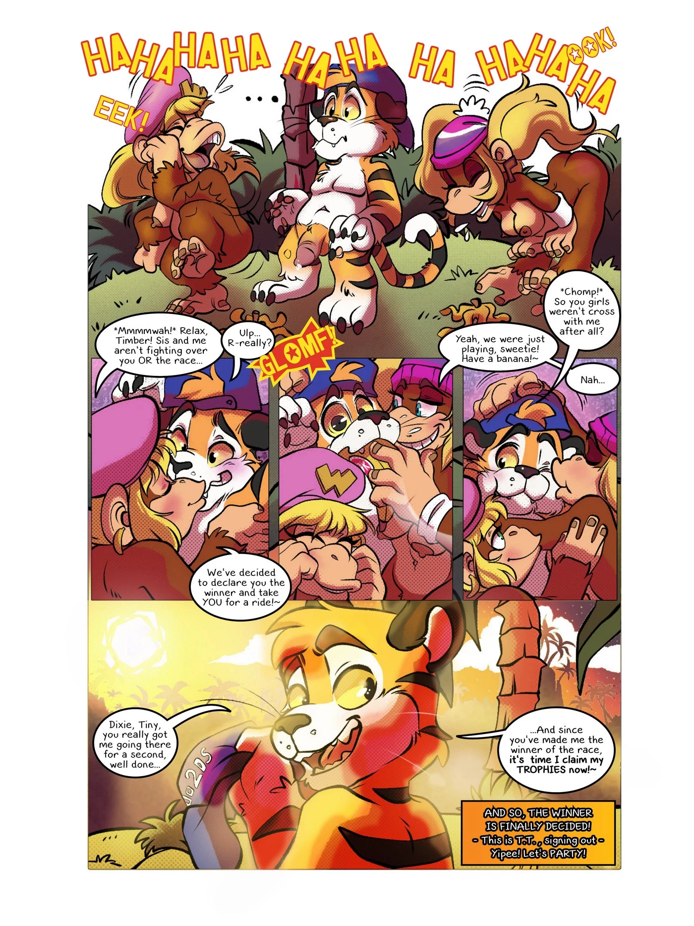 The Trophies Are Tusslin' porn comic picture 8