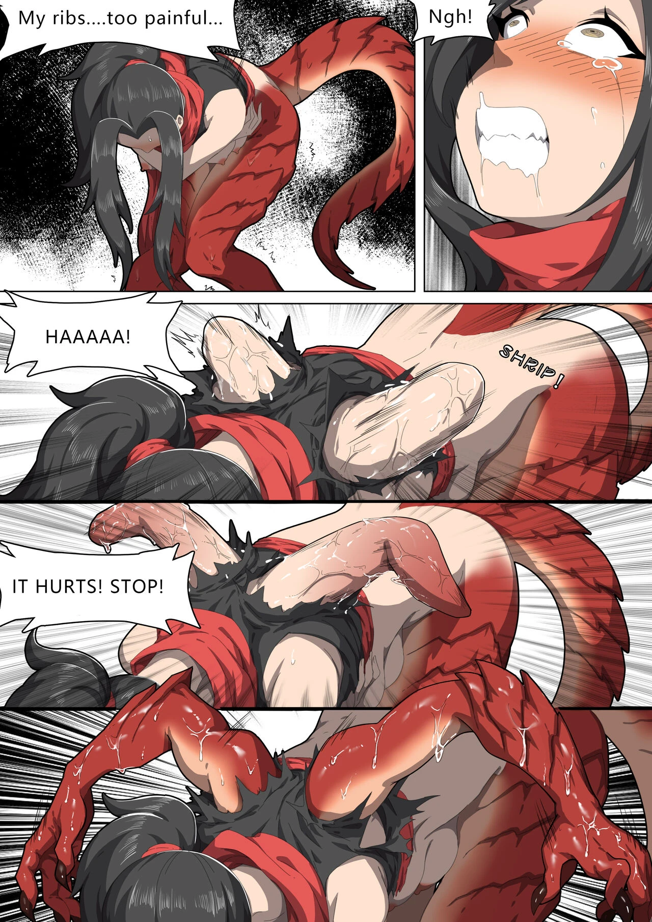 The two faced girl porn comic picture 12