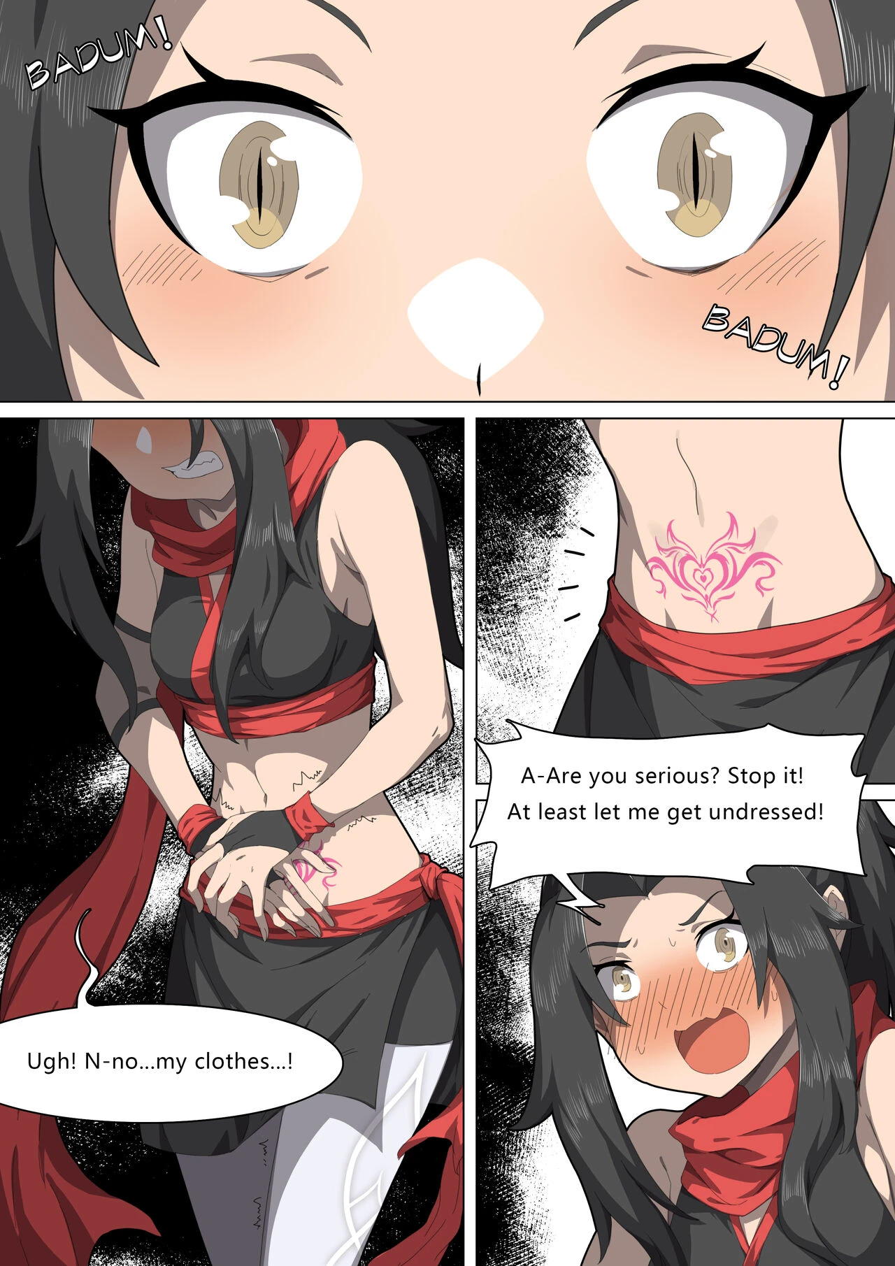 The two faced girl porn comic picture 4