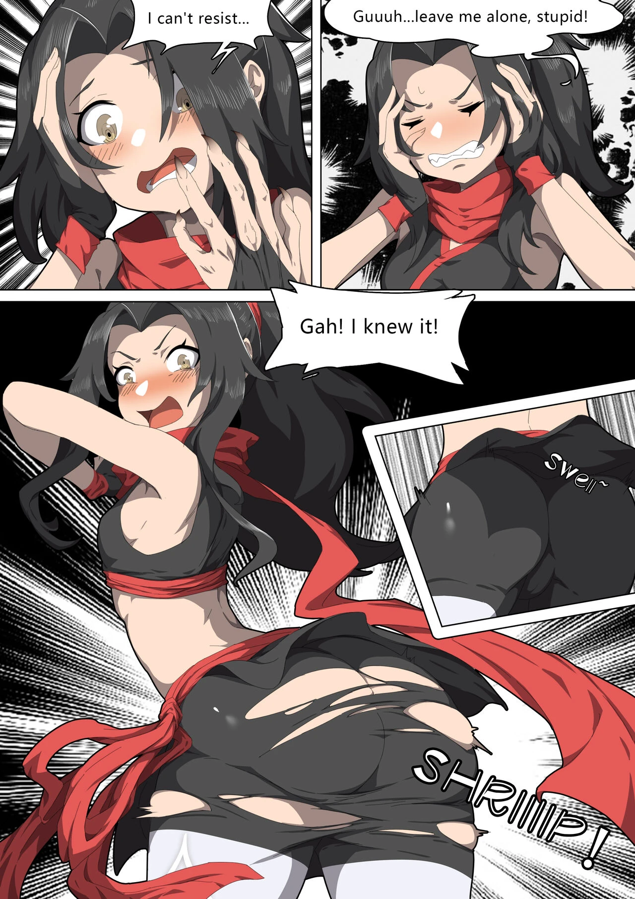 The two faced girl porn comic picture 5